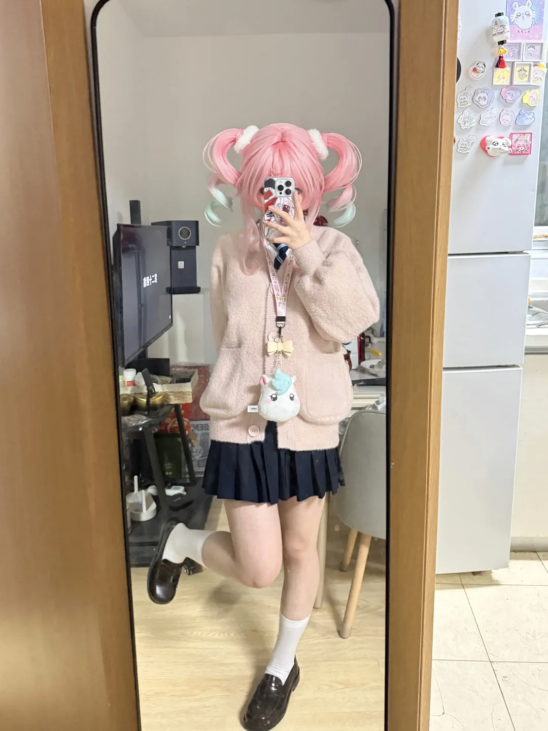 风堇cos, jk制服, 萌物, 小伊卡cos, 自搭