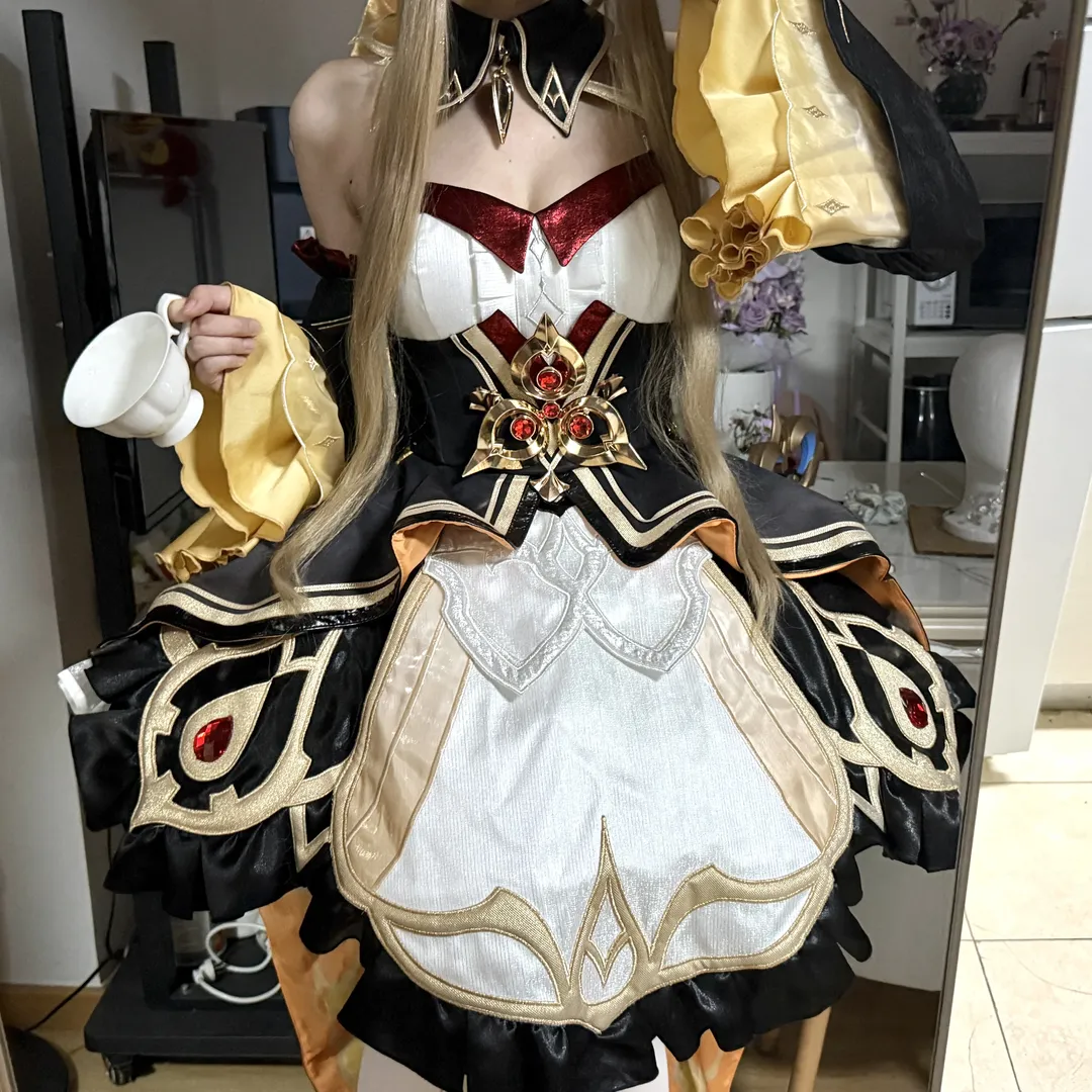 桑多涅cos, 木偶, 三分妄想, 白丝, cosplay试衣