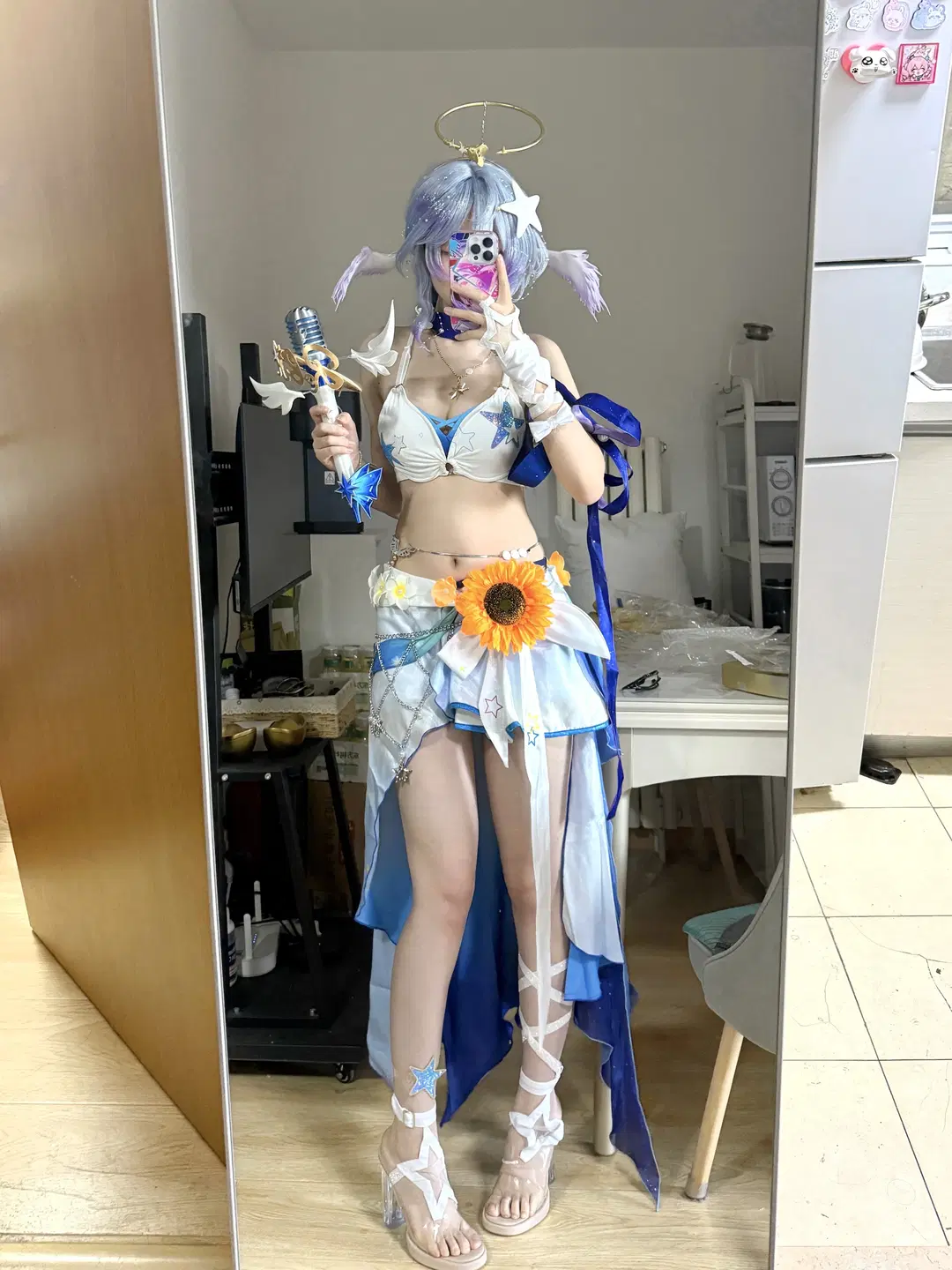 【知更鸟cos】崩坏星穹铁道晴歌套装的试衣分享 - 小兔乱撞 - 第2张