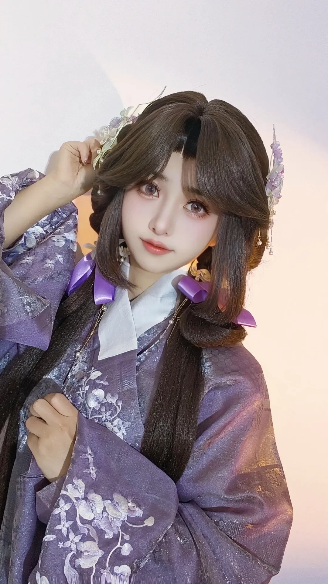 古风摄影, 私设cos, 小乔cos, 紫色系穿搭, 代号鸢 - 第1张