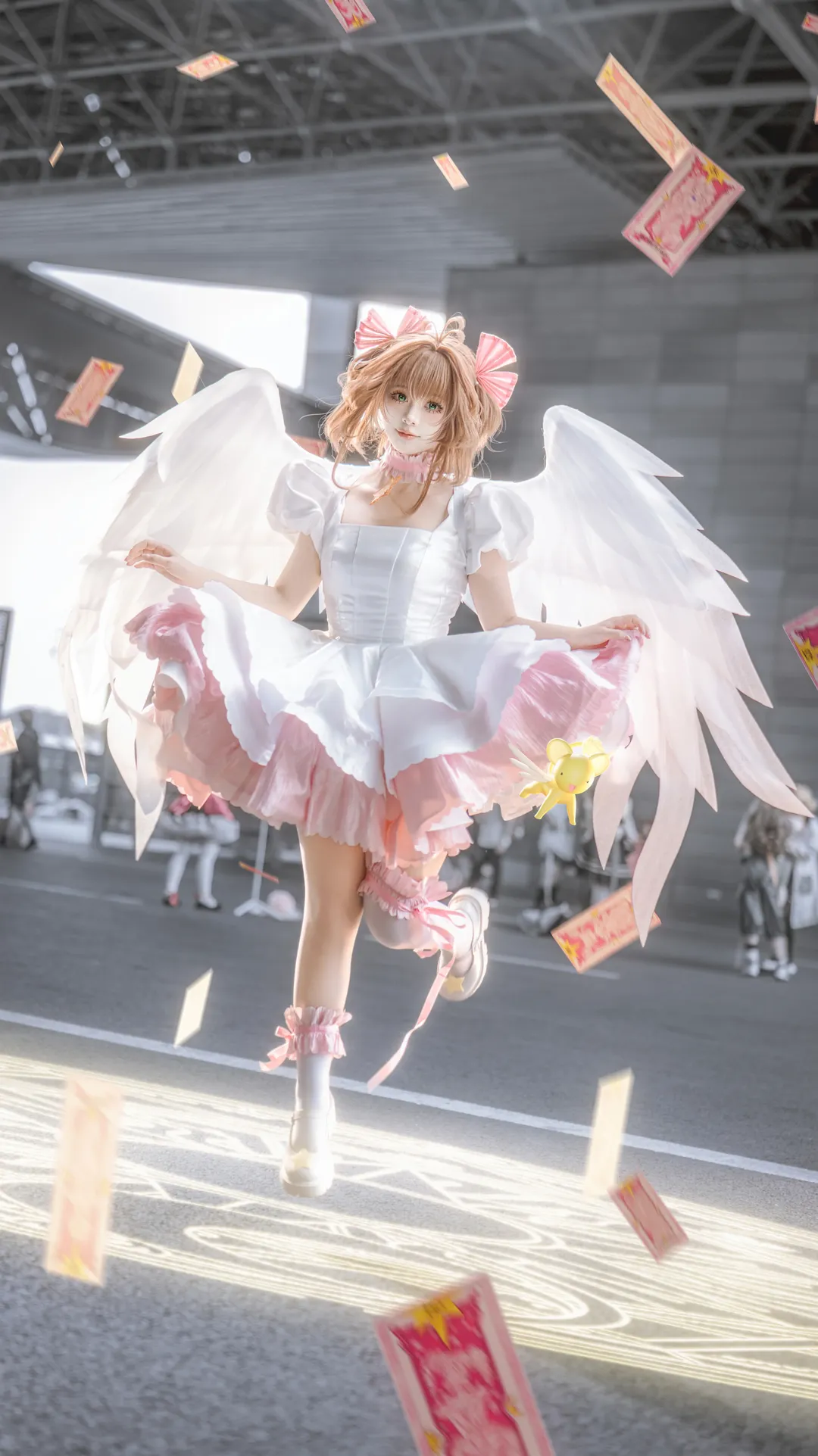漫展场照, 木之本樱cos, 魔卡少女樱, 白丝, 百变小樱 - 第2张