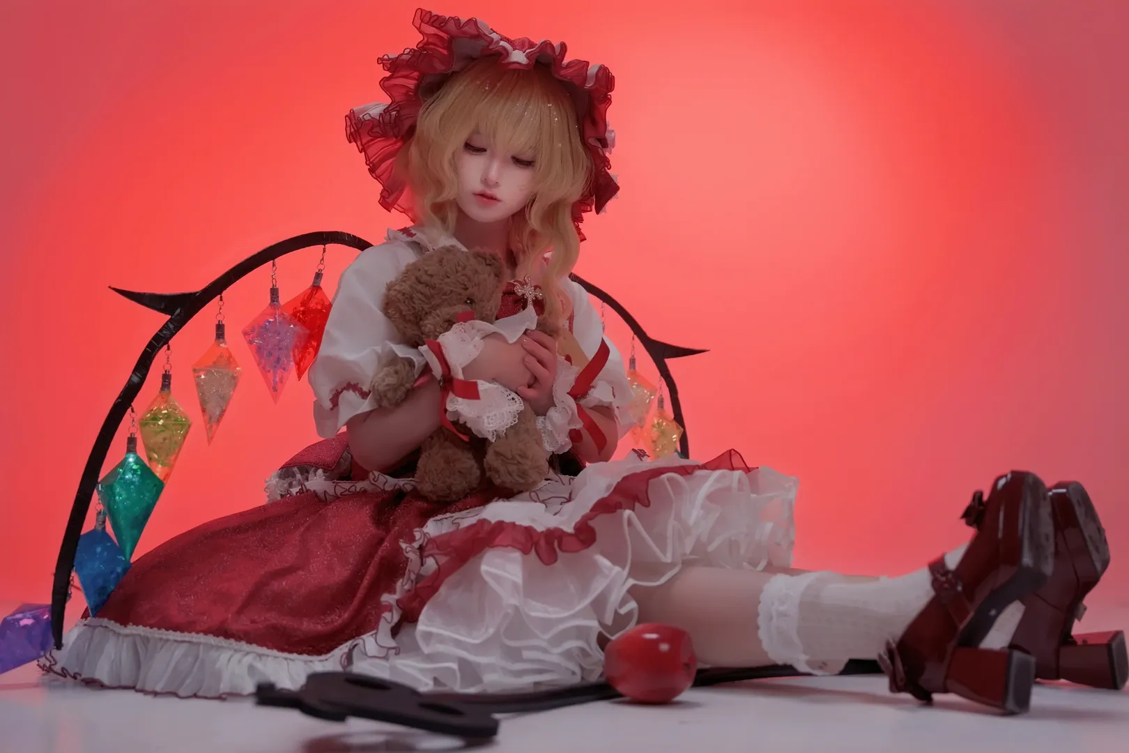 東方Project, 紅魔館, 東方二次設定, フランドール・スカーレットコスプレ, 白ストッキング - 6枚目