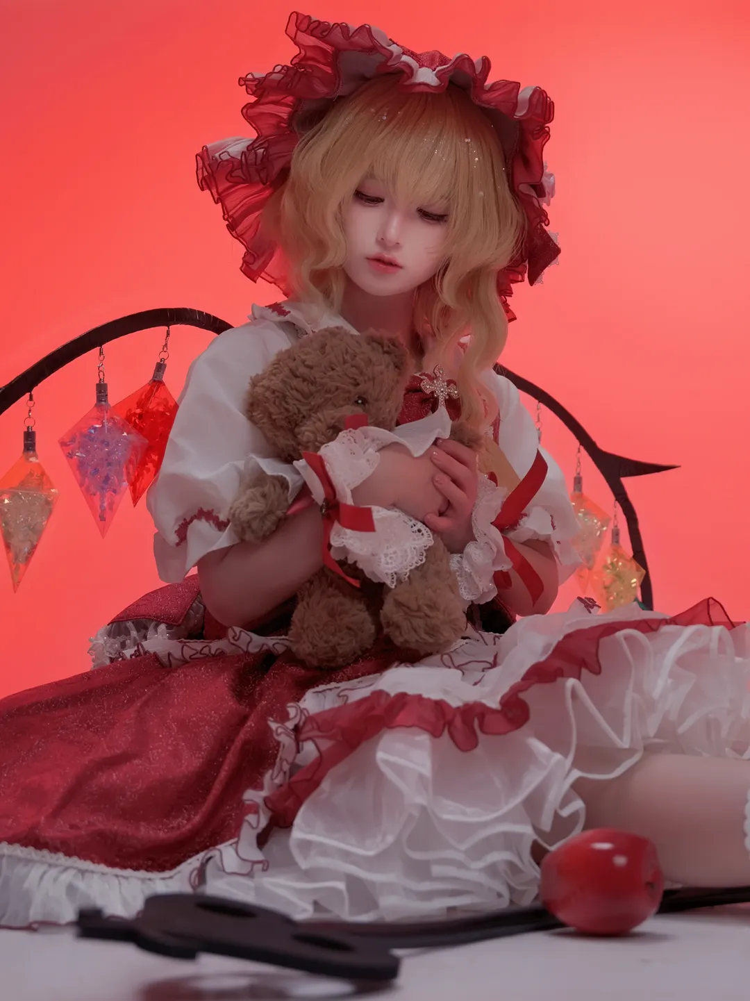 東方Project, 紅魔館, 東方二次設定, フランドール・スカーレットコスプレ, 白ストッキング - 7枚目