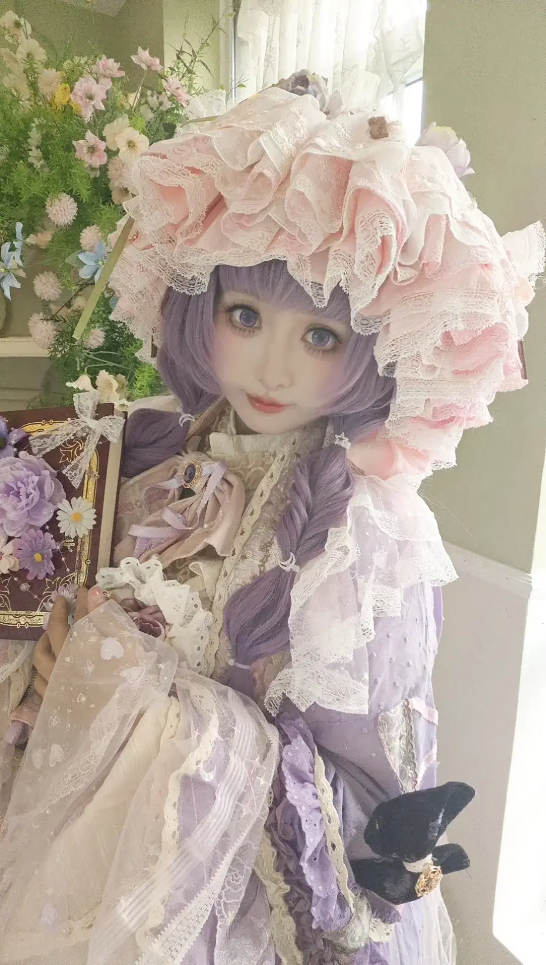 [Patchouli cosplay] Touhou Project: The Witch's Blossoming New Attire by 轩叉子 - Image 4