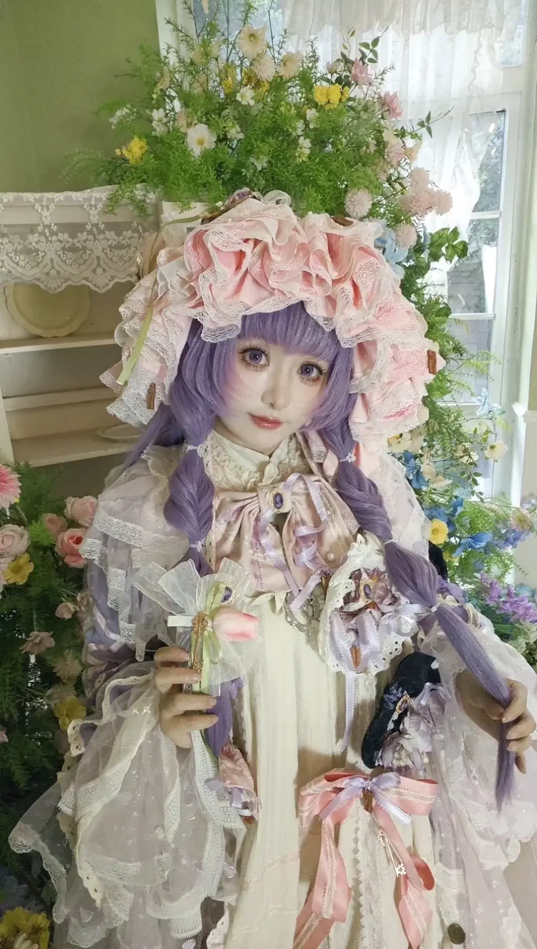 东方project, 帕秋莉cos, 花房写真, lolita, 魔女织物