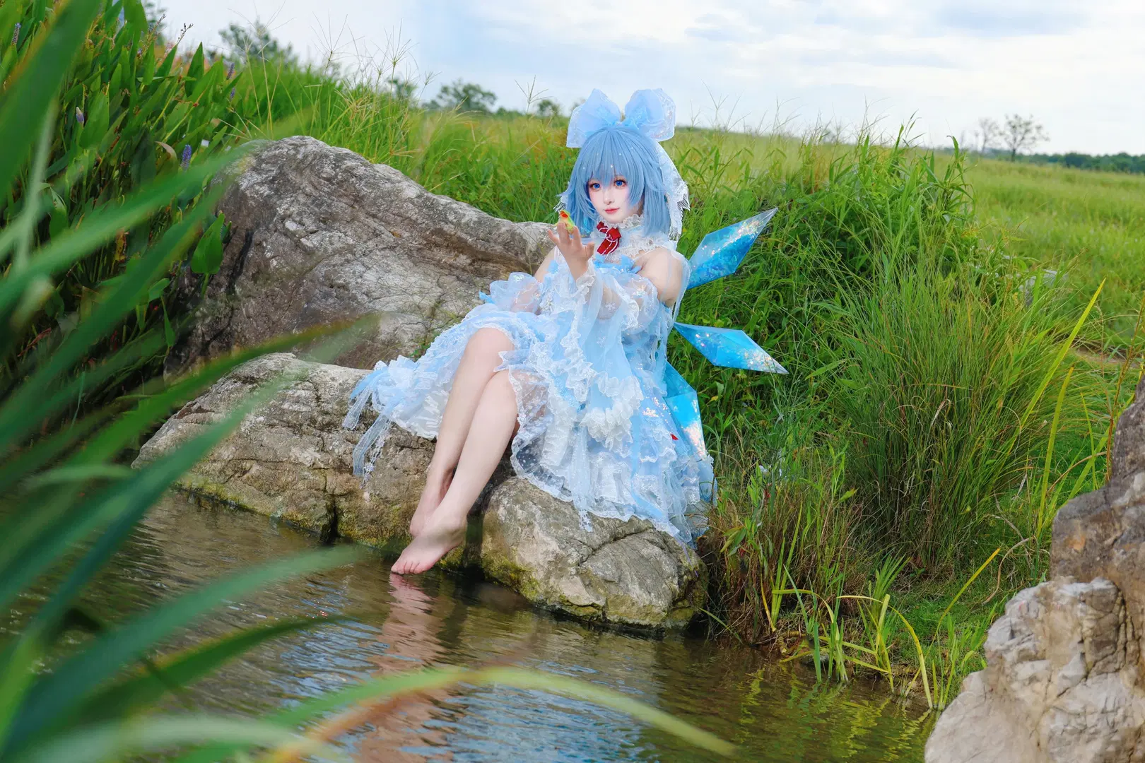 【琪露诺cos】东方project雾之湖冰之妖精的户外记录 - 轩叉子 - 第4张