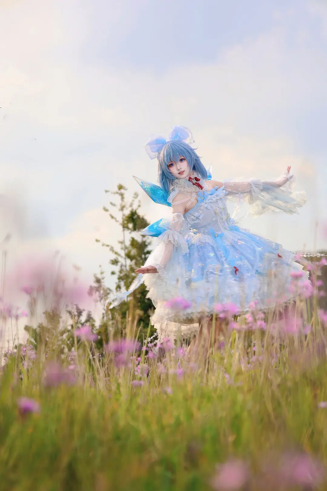 【琪露诺cos】东方project雾之湖冰之妖精的户外记录 - 轩叉子 - 第5张