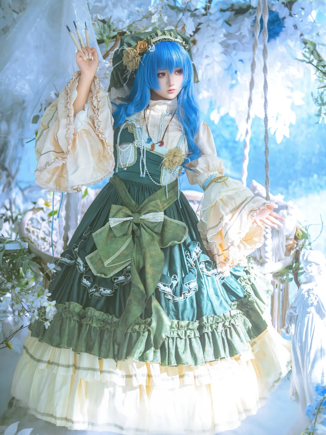 Roleplay, Touhou Project, Anime cosplay, Haniyasushin Keiki cosplay, Dreamy Lolita