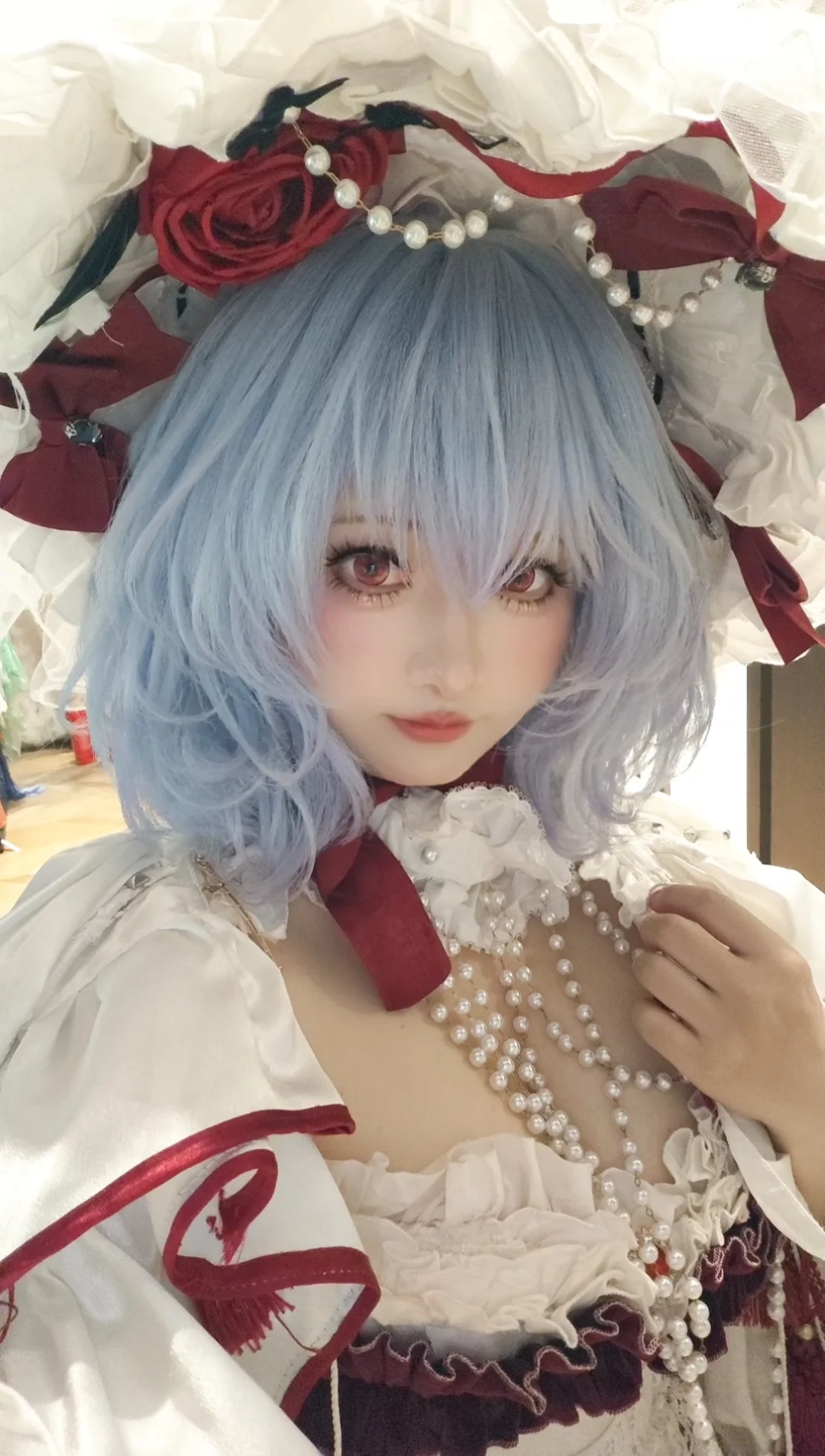 东方project, 蕾米莉亚cos, 二次元cosplay, 西行寺幽幽子cos, 华丽洋装