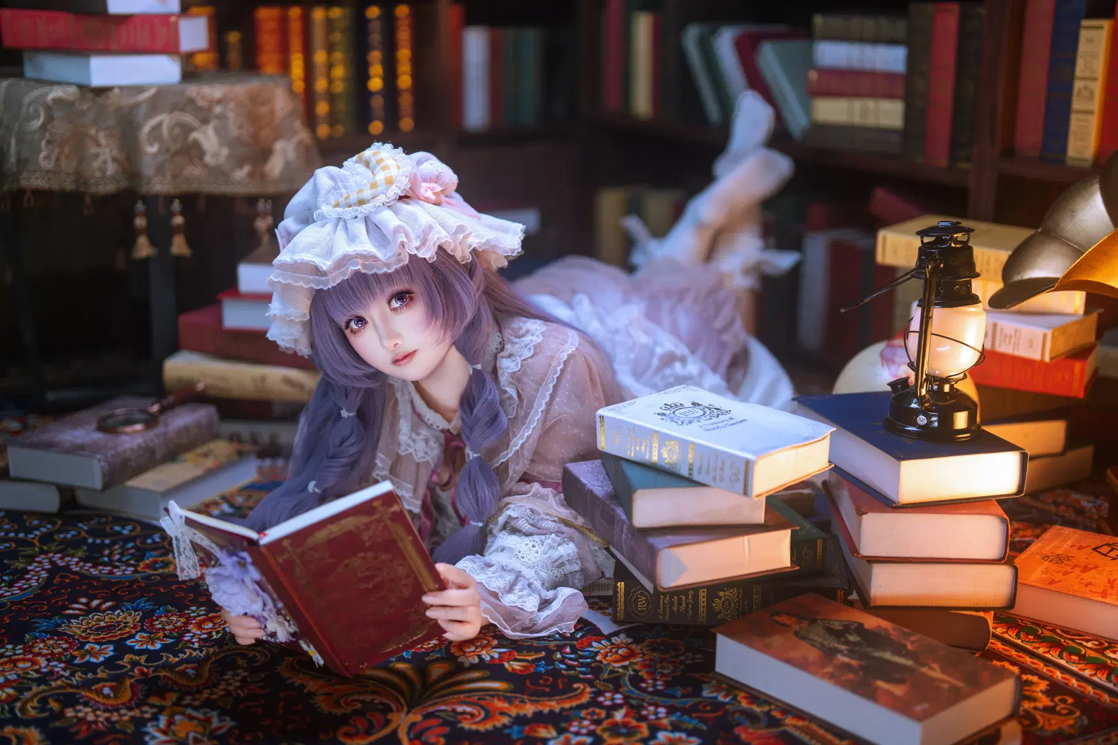 【帕秋莉cos】东方Project魔女的阅读时间 - 轩叉子 - 第2张