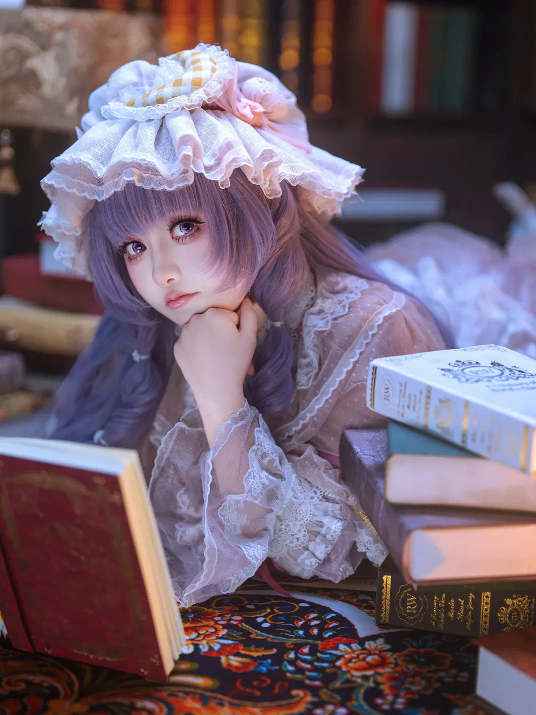 【帕秋莉cos】东方Project魔女的阅读时间 - 轩叉子 - 第3张