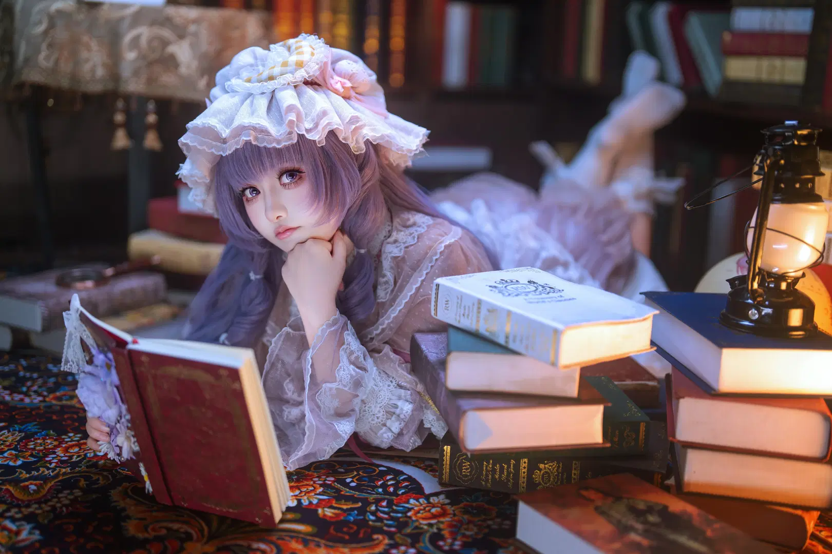 【帕秋莉cos】东方Project魔女的阅读时间 - 轩叉子 - 第4张