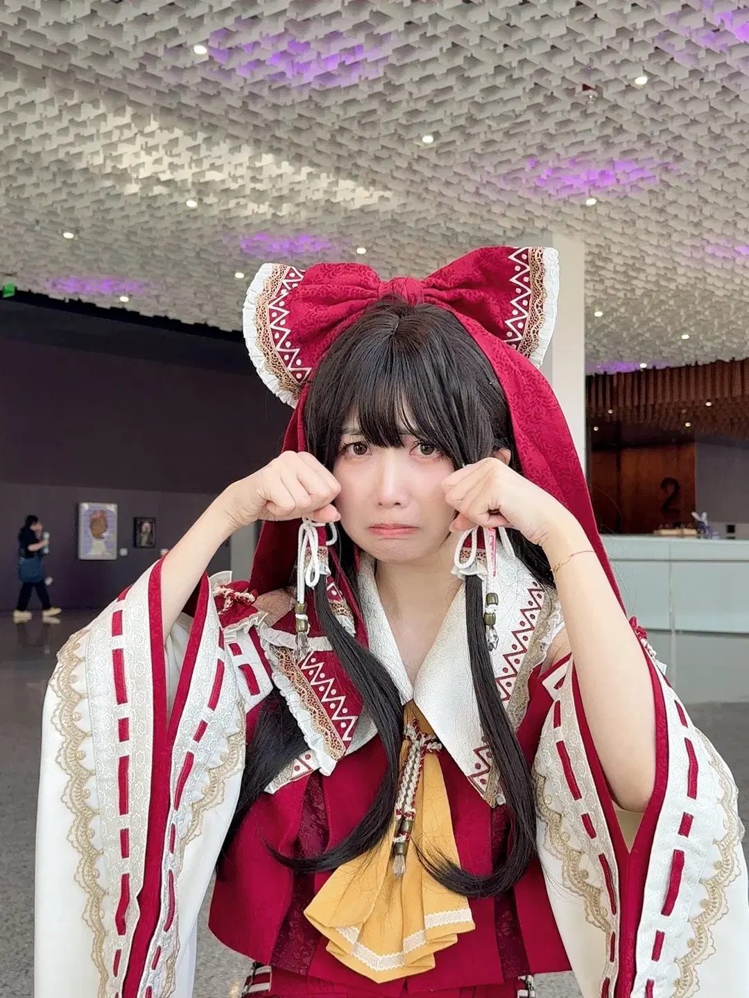 cosplay, 灵梦cos, 红白巫女, 东方幻想乡, AX漫展