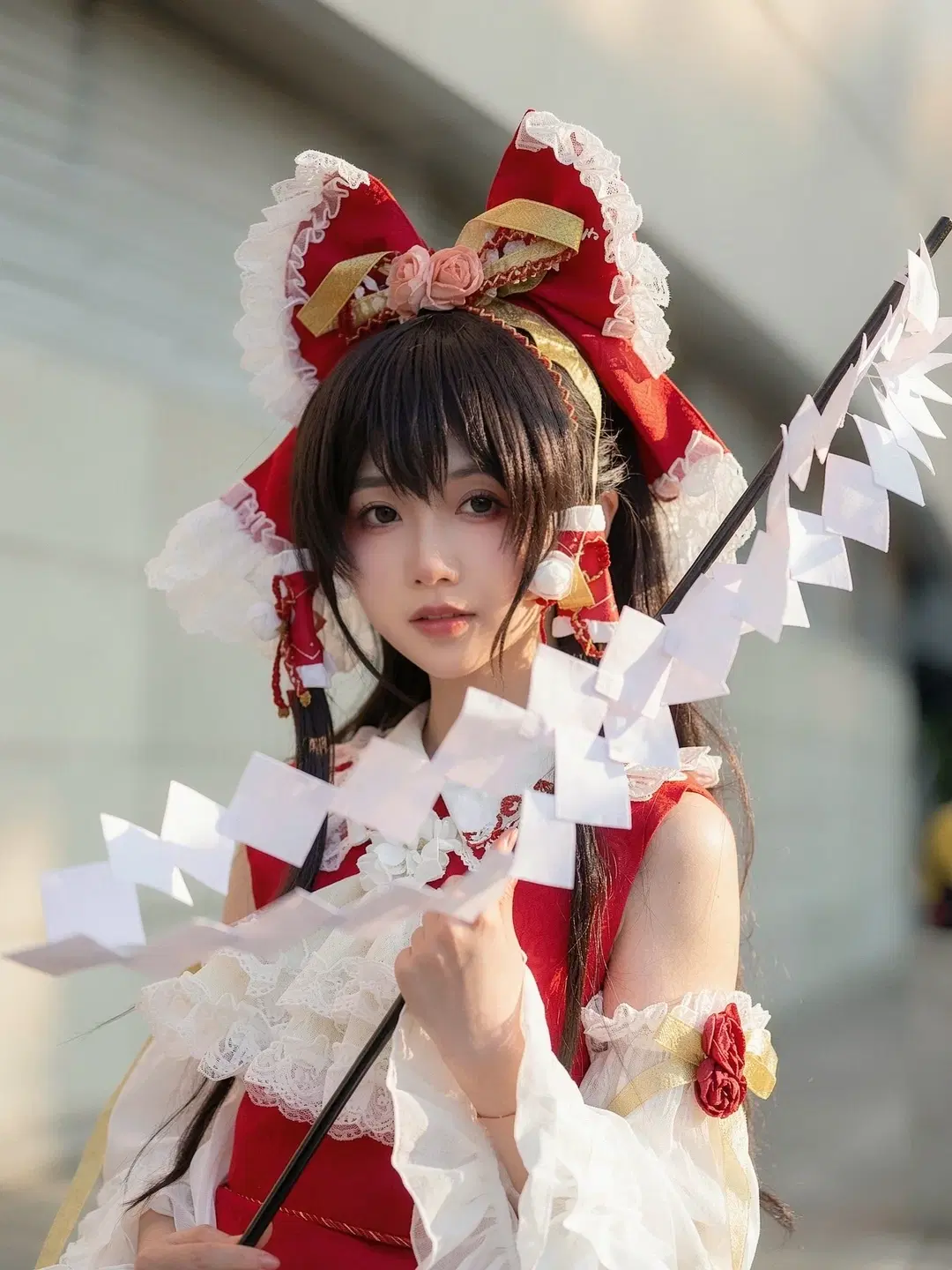 博麗靈夢cos, 東方project, 二次元cos, 車萬, 紅白巫女