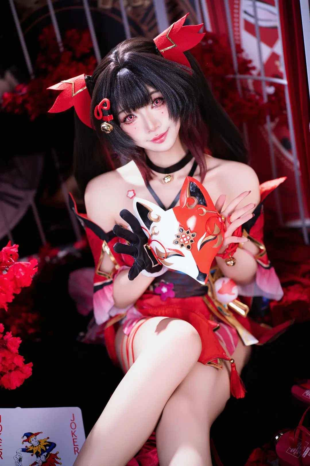 【花火cos】崩铁欢愉角色的红黑视觉演绎 - 子璃 - 第7张