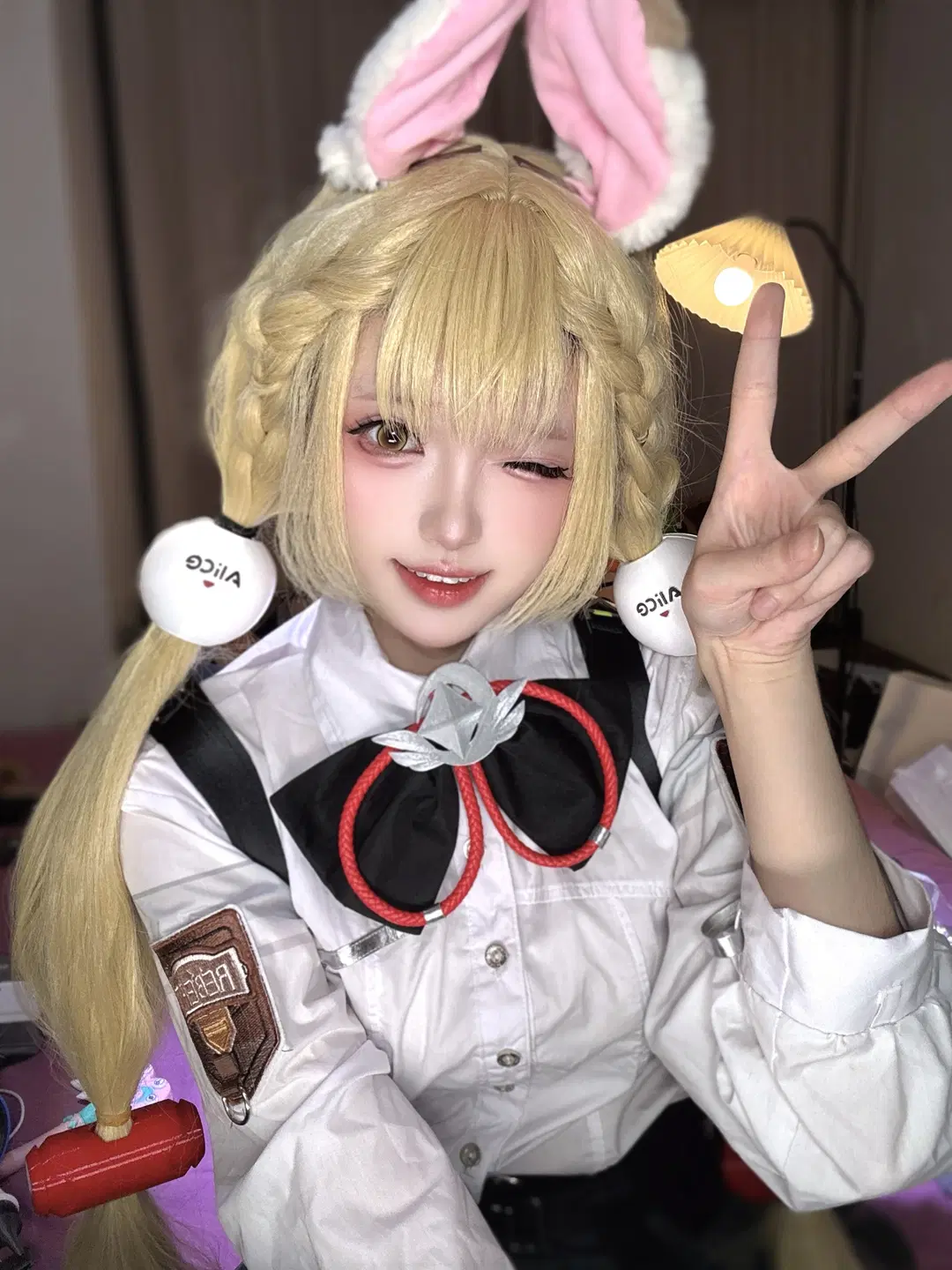 Zenless Zone Zero, Alice Cosplay, miHoYo, Bunny girl, Twin tails cosplay