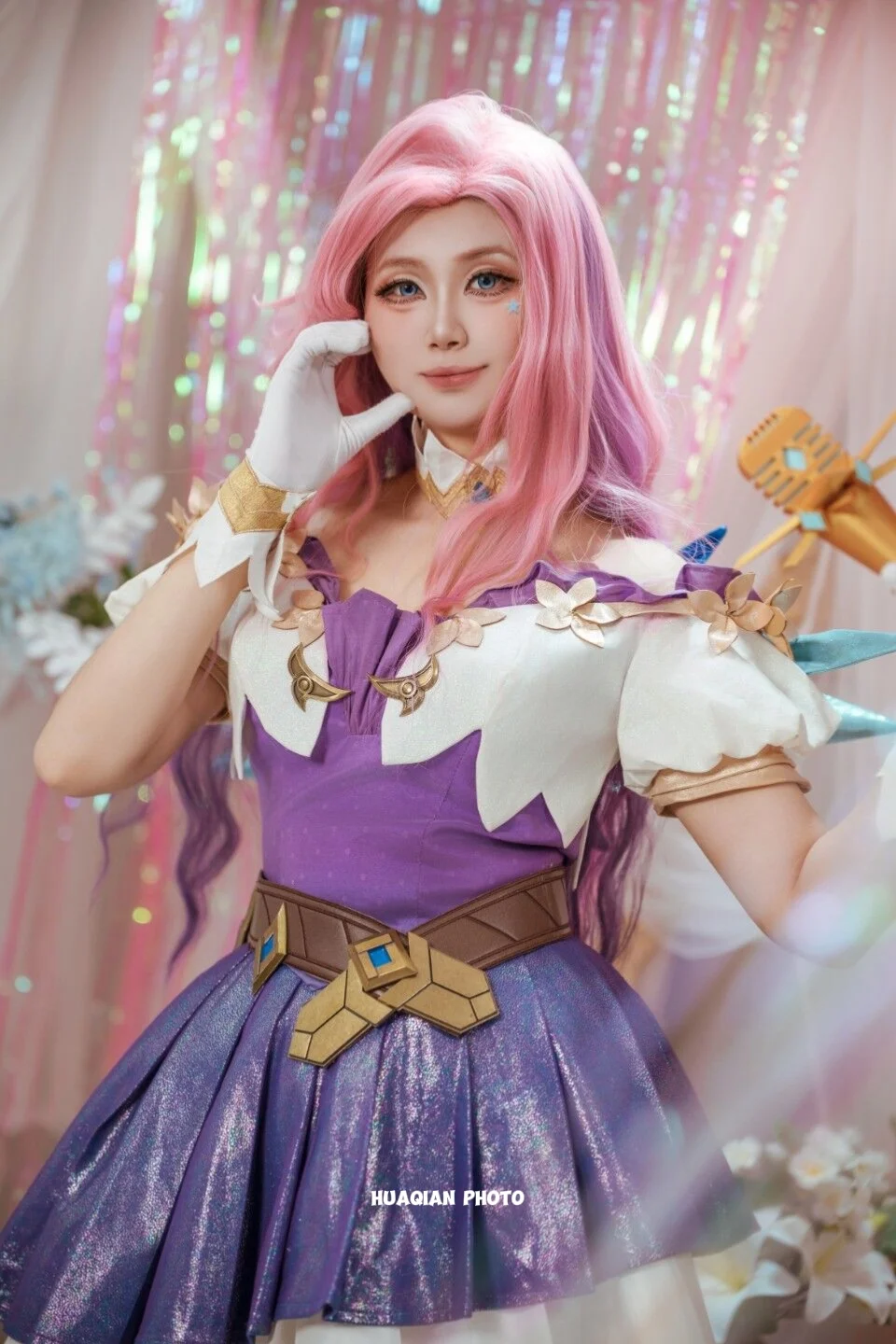 【萨勒芬妮cos】英雄联盟偶像歌手登上闪耀舞台 - 花签📷（不敢回私信求看主页版 - 第2张