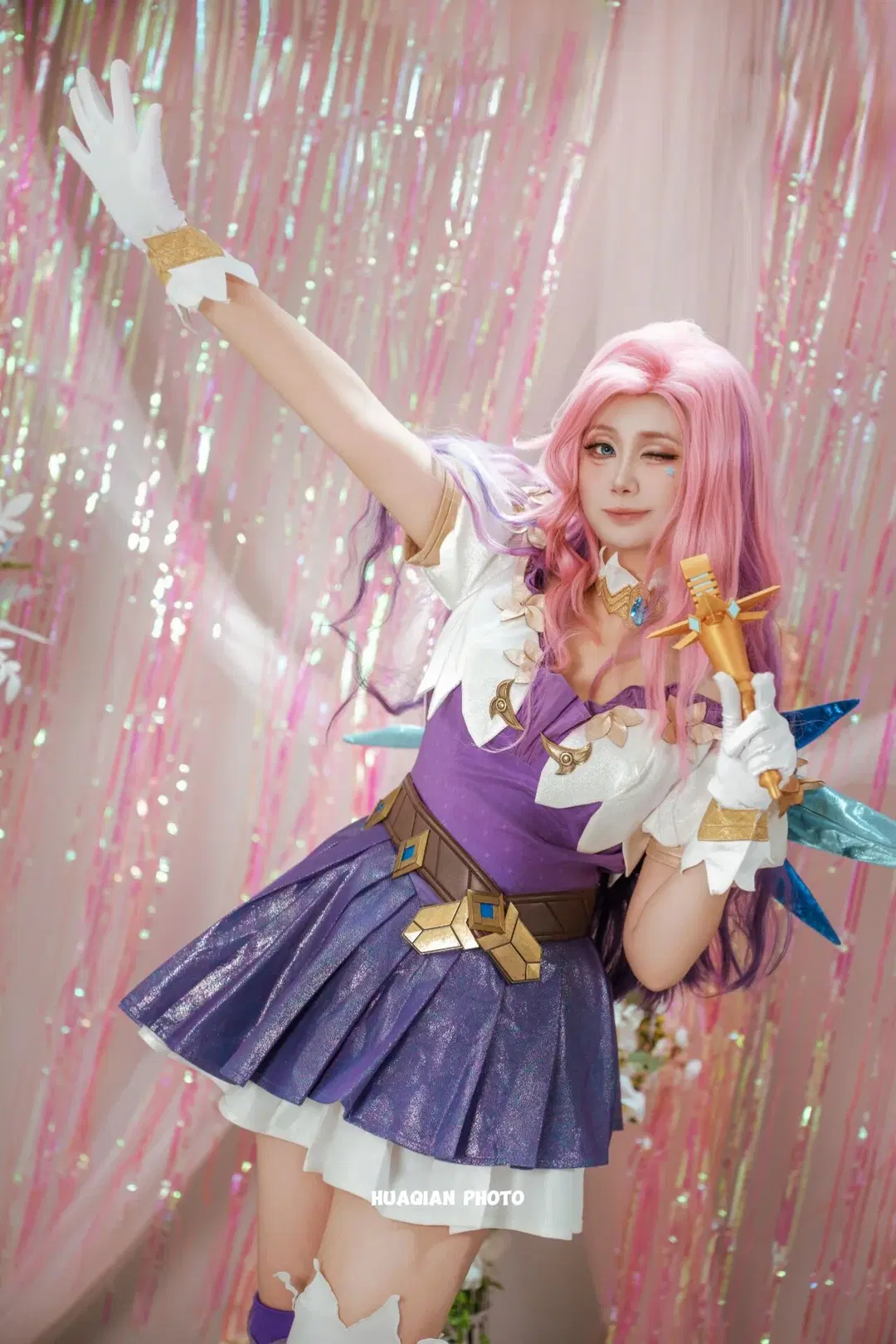 【萨勒芬妮cos】英雄联盟偶像歌手登上闪耀舞台 - 花签📷（不敢回私信求看主页版 - 第3张