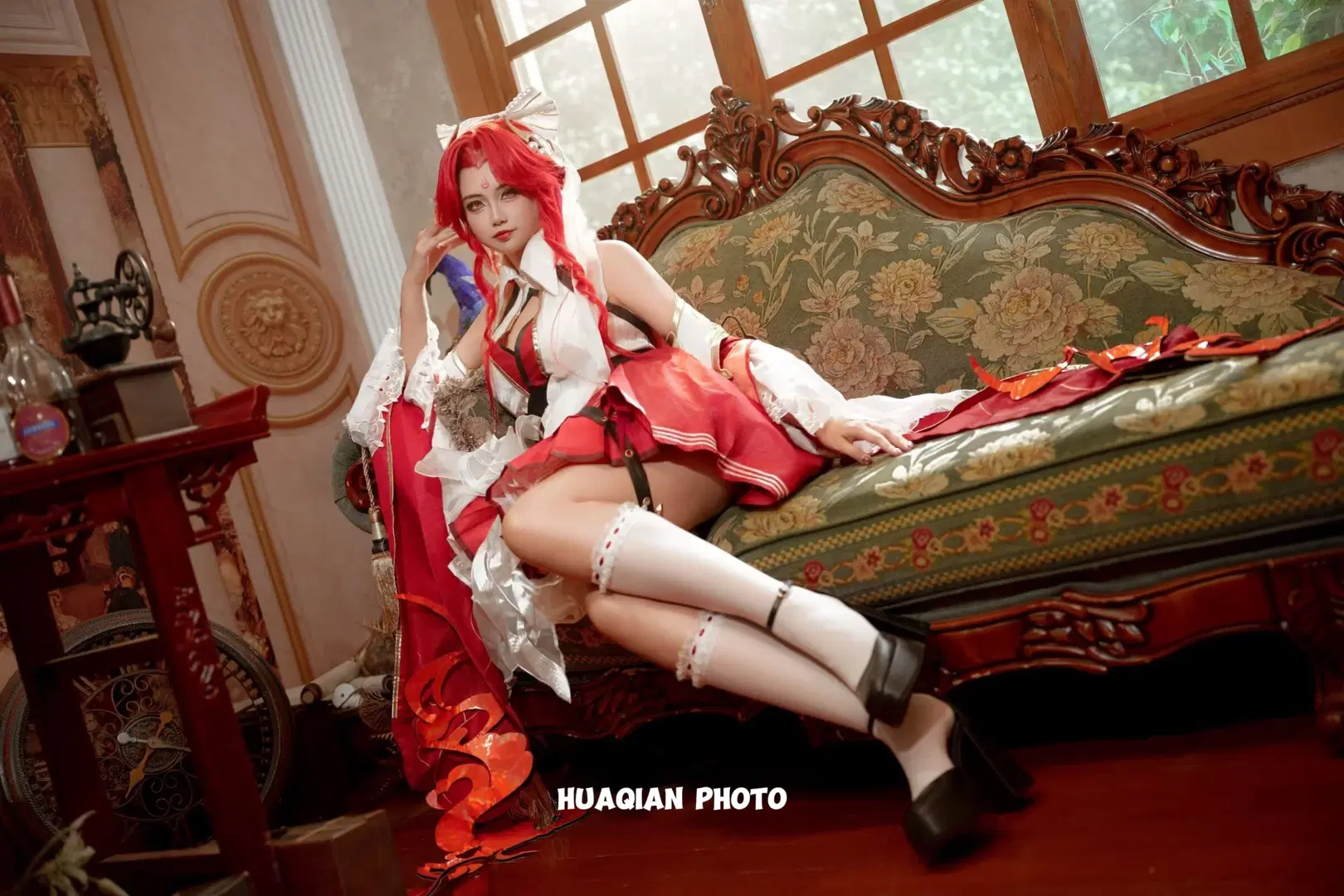 Honor of Kings, Diaochan cosplay, White stockings, Role-playing game, Honor of Kings cosplay