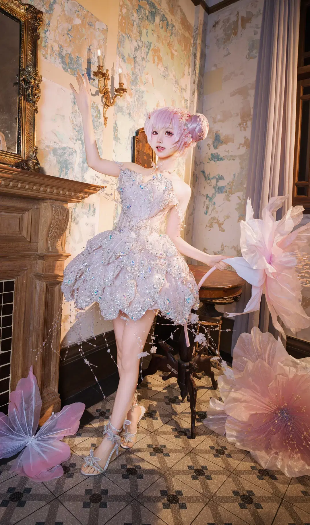 [Xiao Qiao Cosplay] Milky Candy Style Headcanon / Original setting: A Perfect Match with the Vintage Gilded Mirror by 七奈Nanako - Image 2