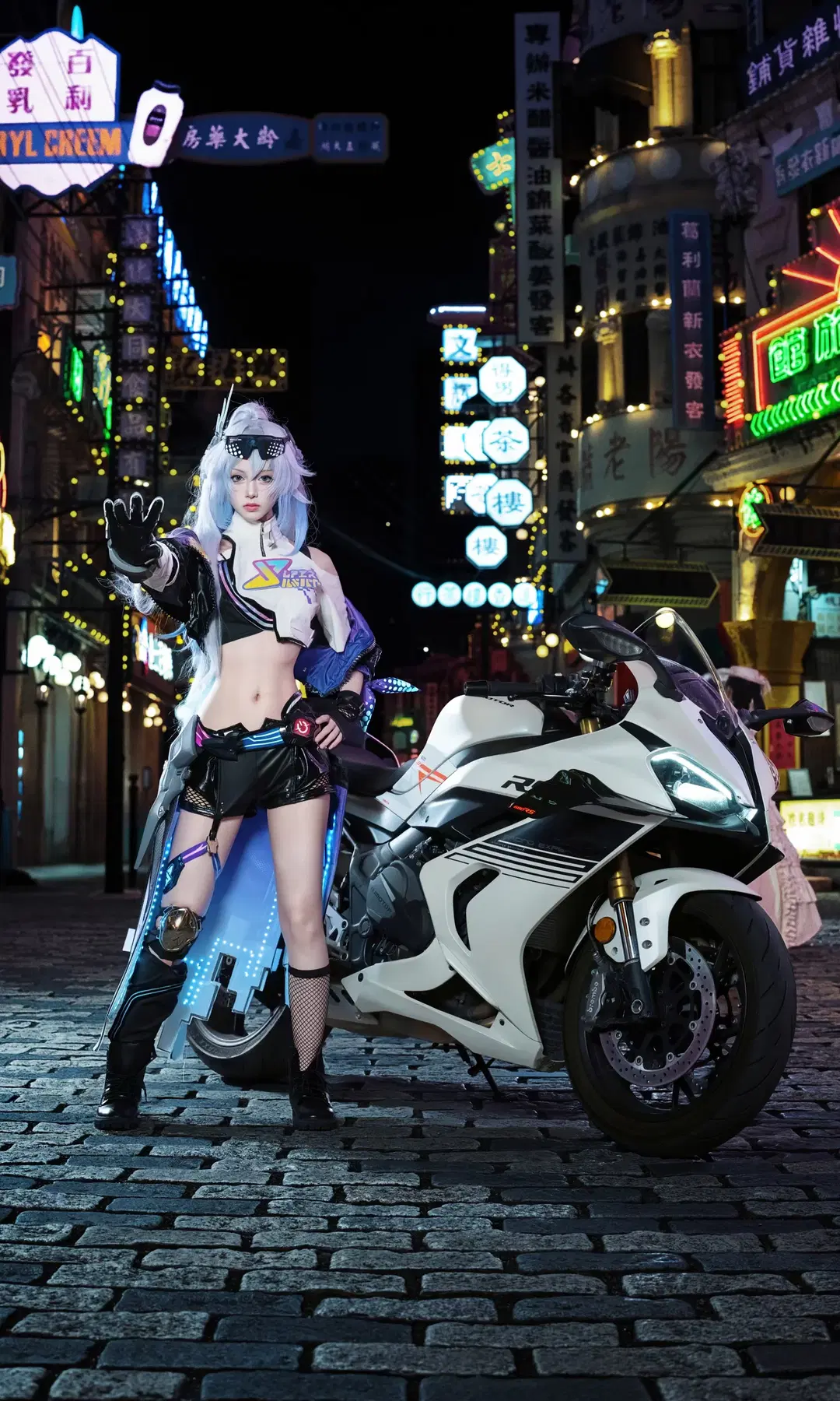 【狼尊コスプレ】崩壊：スターレイルのクール系女子、QJMOTOR Sai 600との組み合わせはまさに完璧 - 七奈Nanako - 10枚目