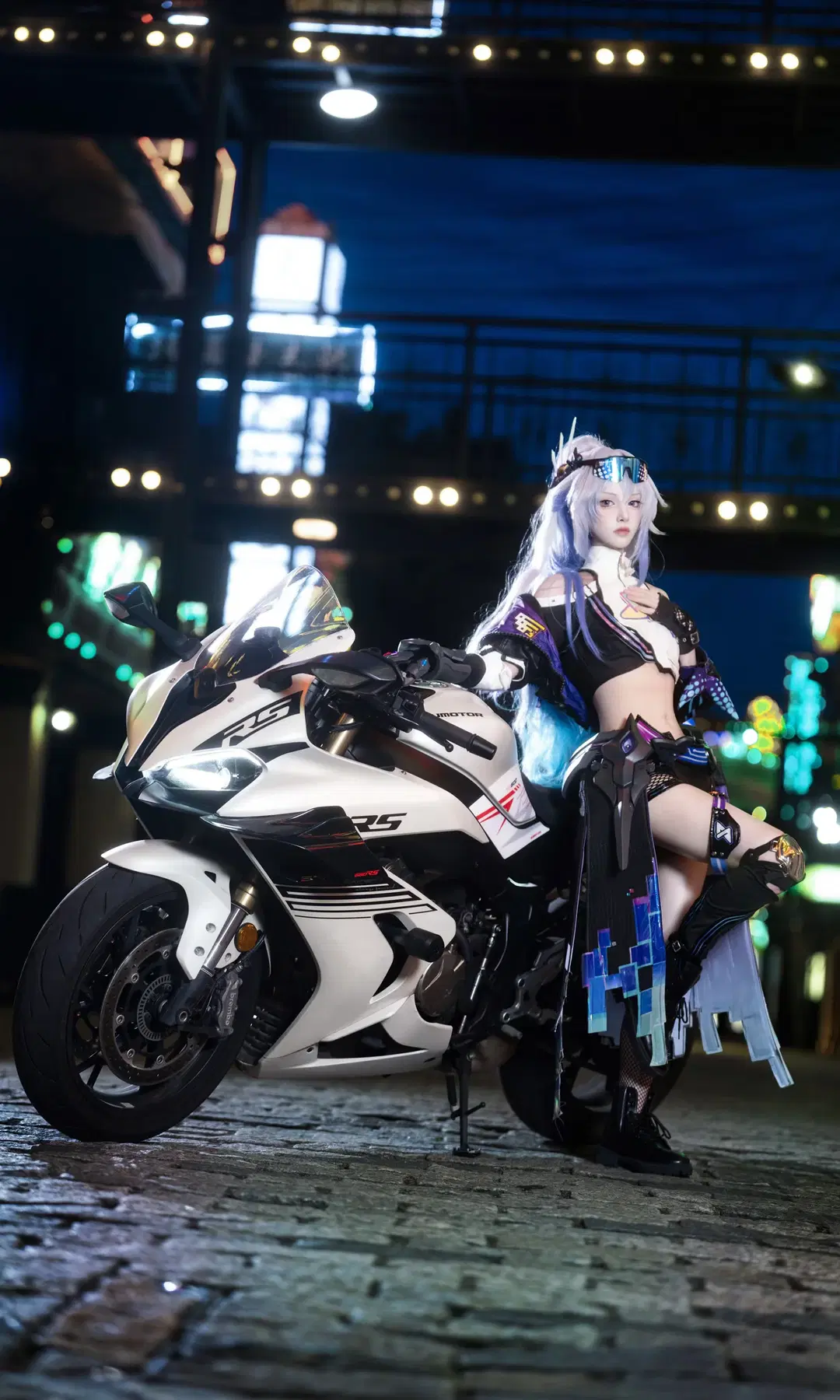 【狼尊コスプレ】崩壊：スターレイルのクール系女子、QJMOTOR Sai 600との組み合わせはまさに完璧 - 七奈Nanako - 2枚目