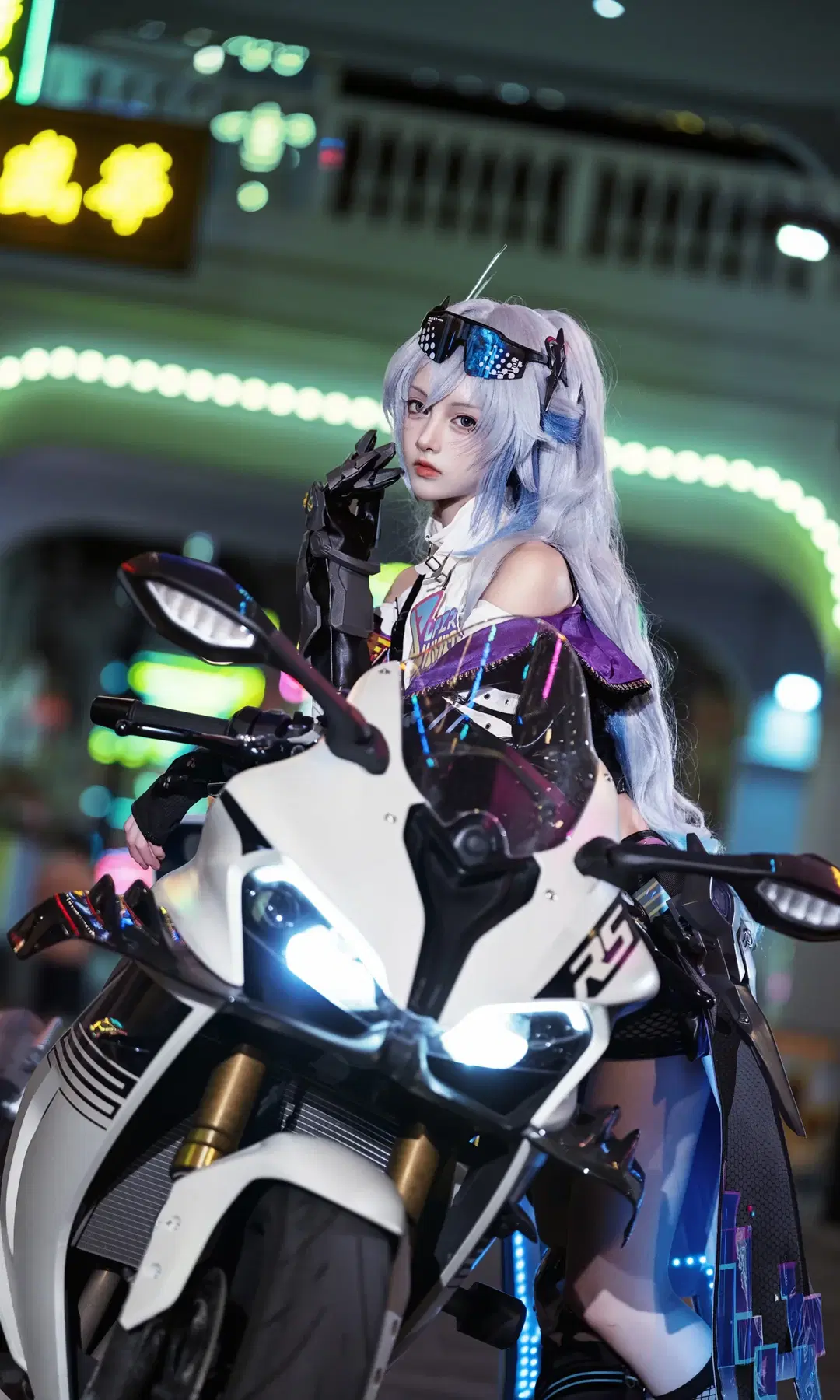 【狼尊コスプレ】崩壊：スターレイルのクール系女子、QJMOTOR Sai 600との組み合わせはまさに完璧 - 七奈Nanako - 3枚目