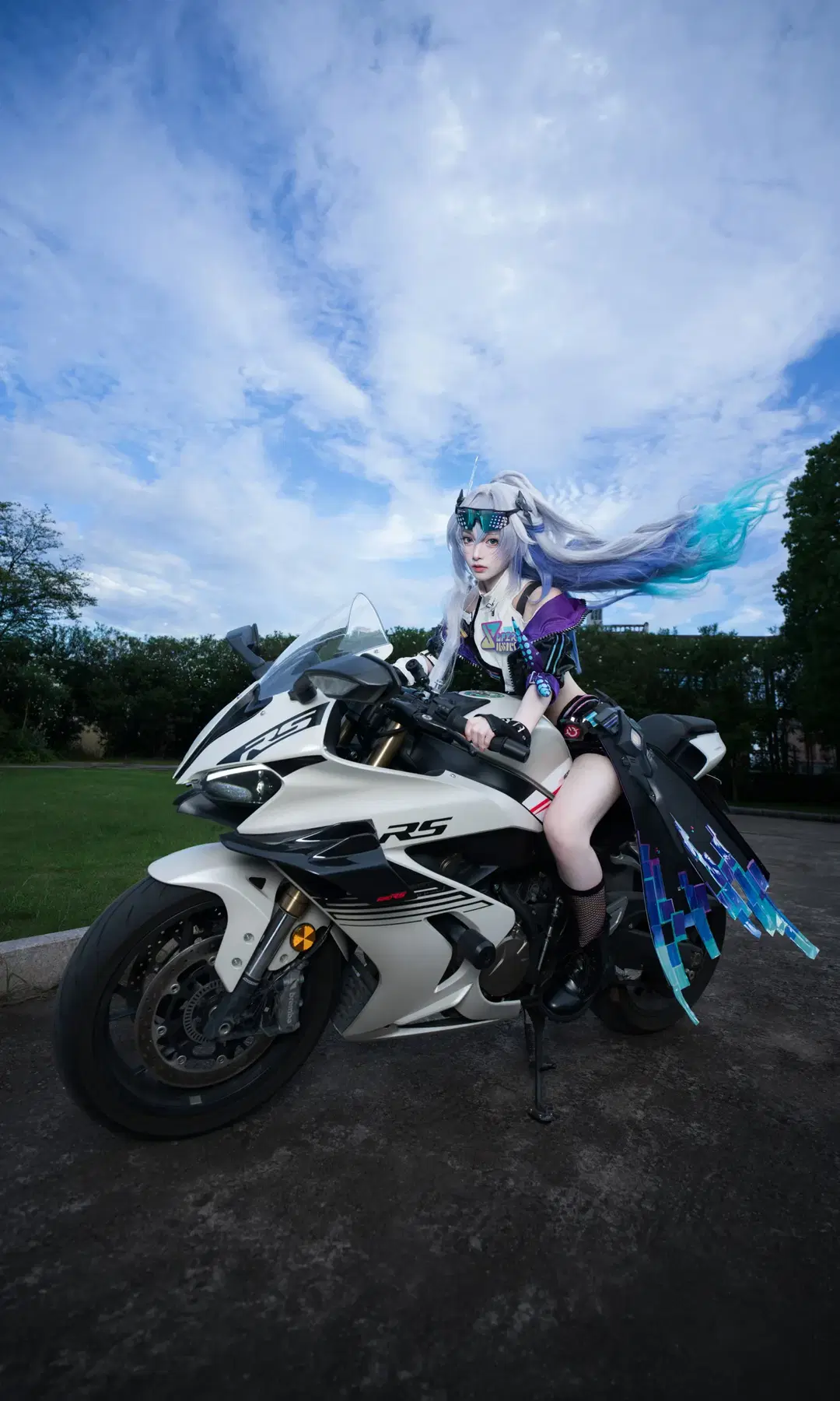 【狼尊コスプレ】崩壊：スターレイルのクール系女子、QJMOTOR Sai 600との組み合わせはまさに完璧 - 七奈Nanako - 6枚目