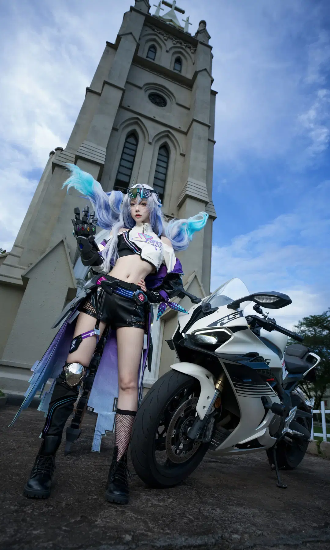 【狼尊コスプレ】崩壊：スターレイルのクール系女子、QJMOTOR Sai 600との組み合わせはまさに完璧 - 七奈Nanako - 7枚目