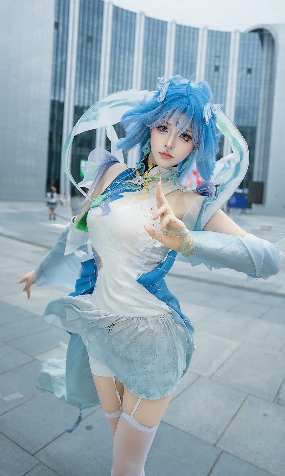 [Qingxiao cosplay] Wuthering Waves Mature Woman Presence to the Fullest: 5-Minute Extreme Convention Photos at Bilibili World by 七奈Nanako - Image 8
