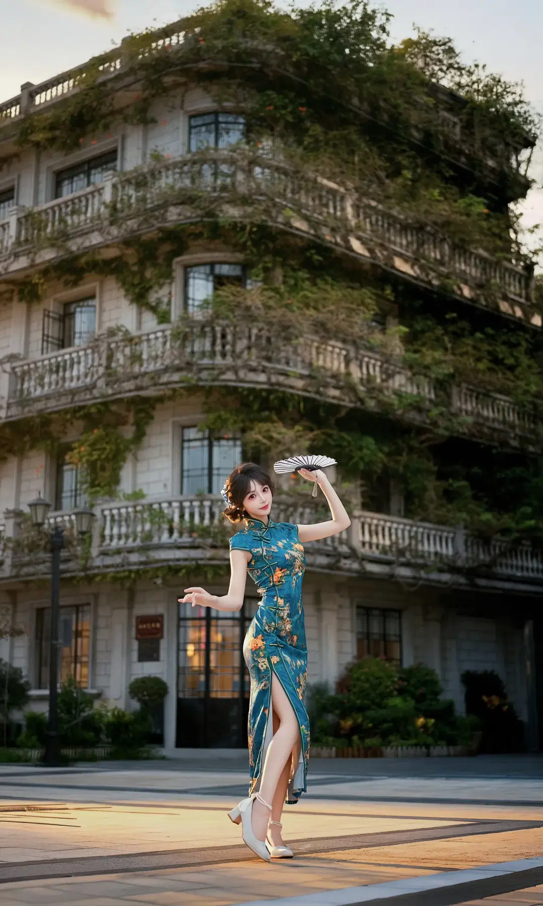 在宁波园林里拍到了绝美的蓝白渐变汉服 - 七奈Nanako - 第17张
