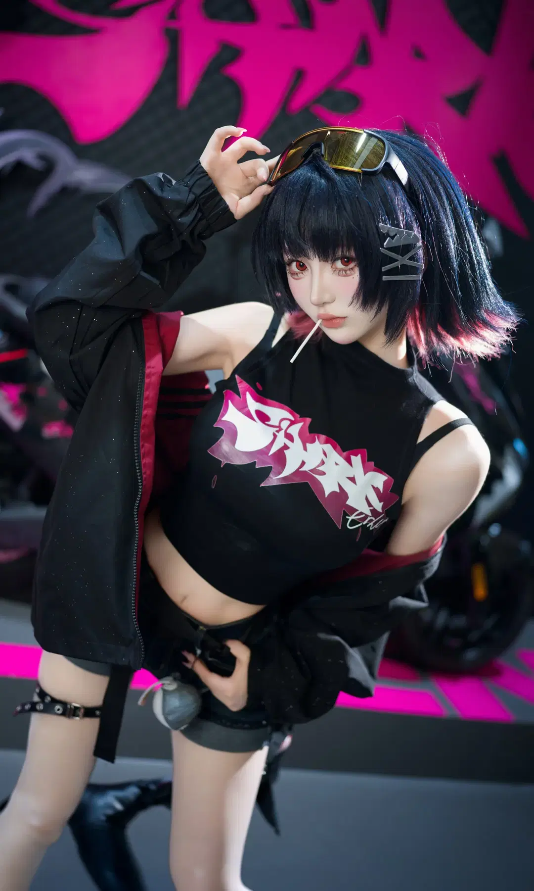 【艾莲cos】绝区零鲨鱼妹闪现CJ体验雅迪联动展台 - 七奈Nanako - 第2张