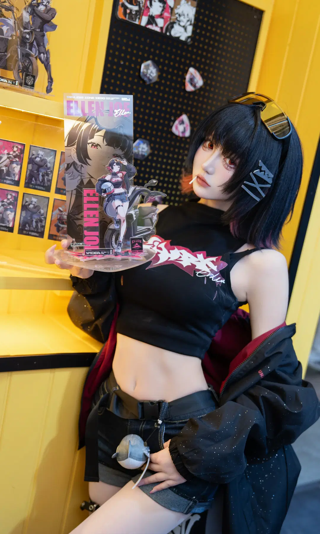 【艾莲cos】绝区零鲨鱼妹闪现CJ体验雅迪联动展台 - 七奈Nanako - 第3张