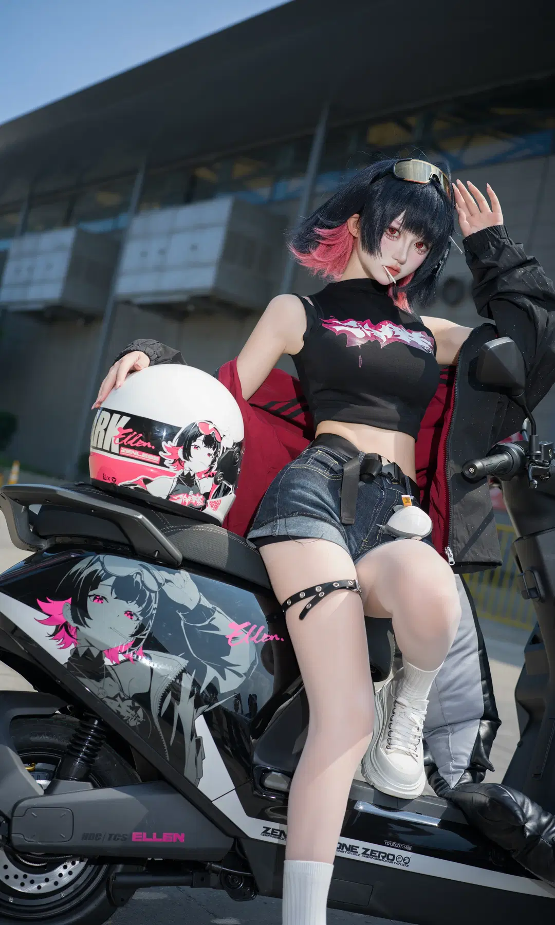 【艾莲cos】绝区零鲨鱼妹闪现CJ体验雅迪联动展台 - 七奈Nanako - 第4张