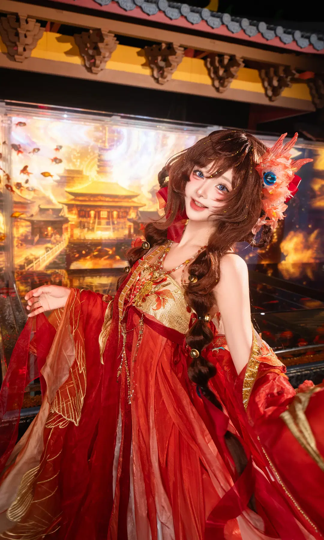 オナー・オブ・キングス, 大喬 コスプレ, 中国風美学, 漢服のオリジナルデザイン, 金魚劇場