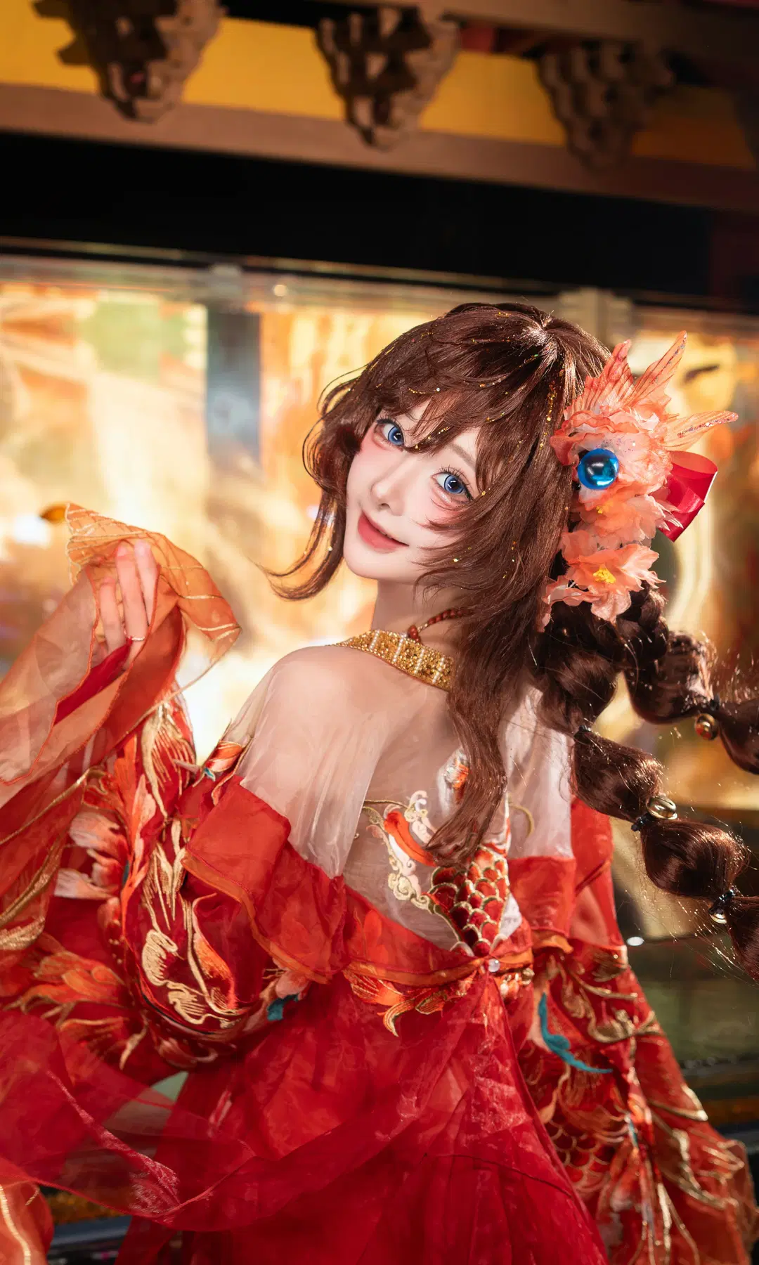 【大乔cos】王者荣耀大乔汉服私设游金鱼剧场 - 七奈Nanako - 第10张