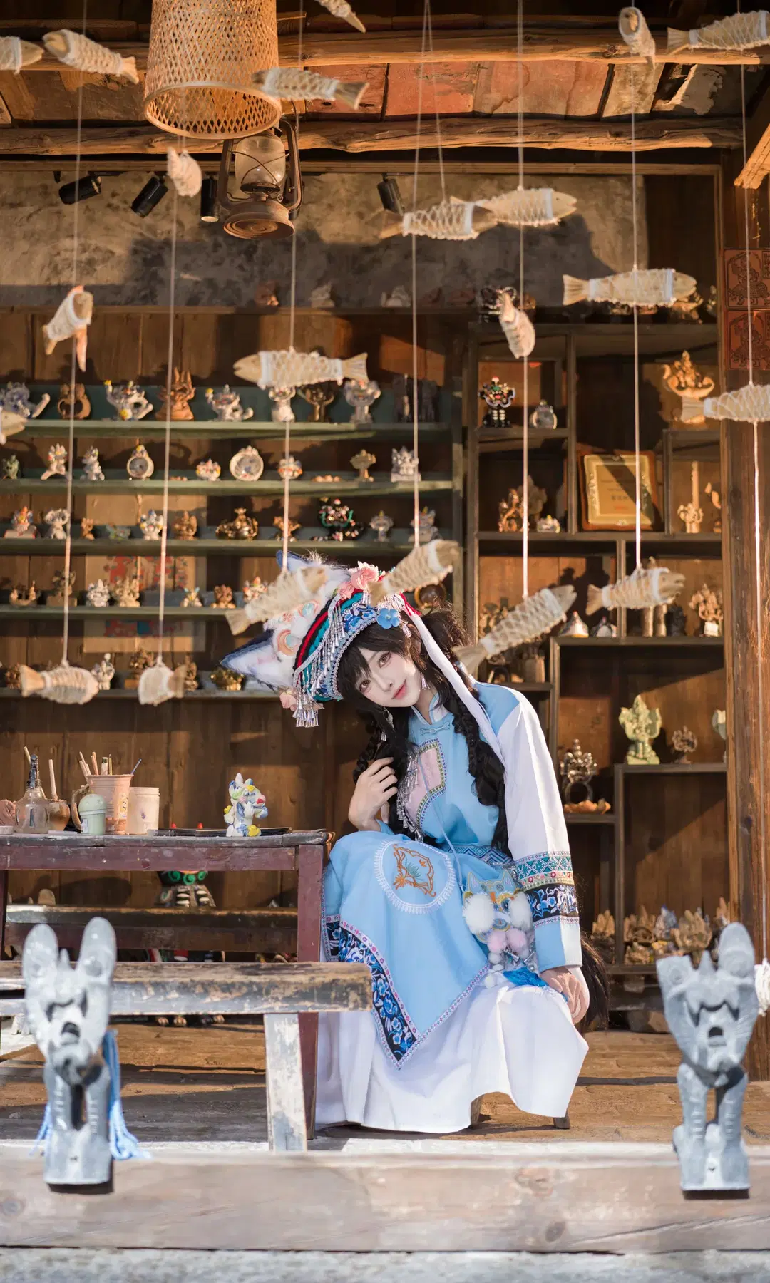 Justice Online Mobile Wamao Look: A Wondrous Anime Clash Captured in Ancient Dali by 七奈Nanako - Image 12