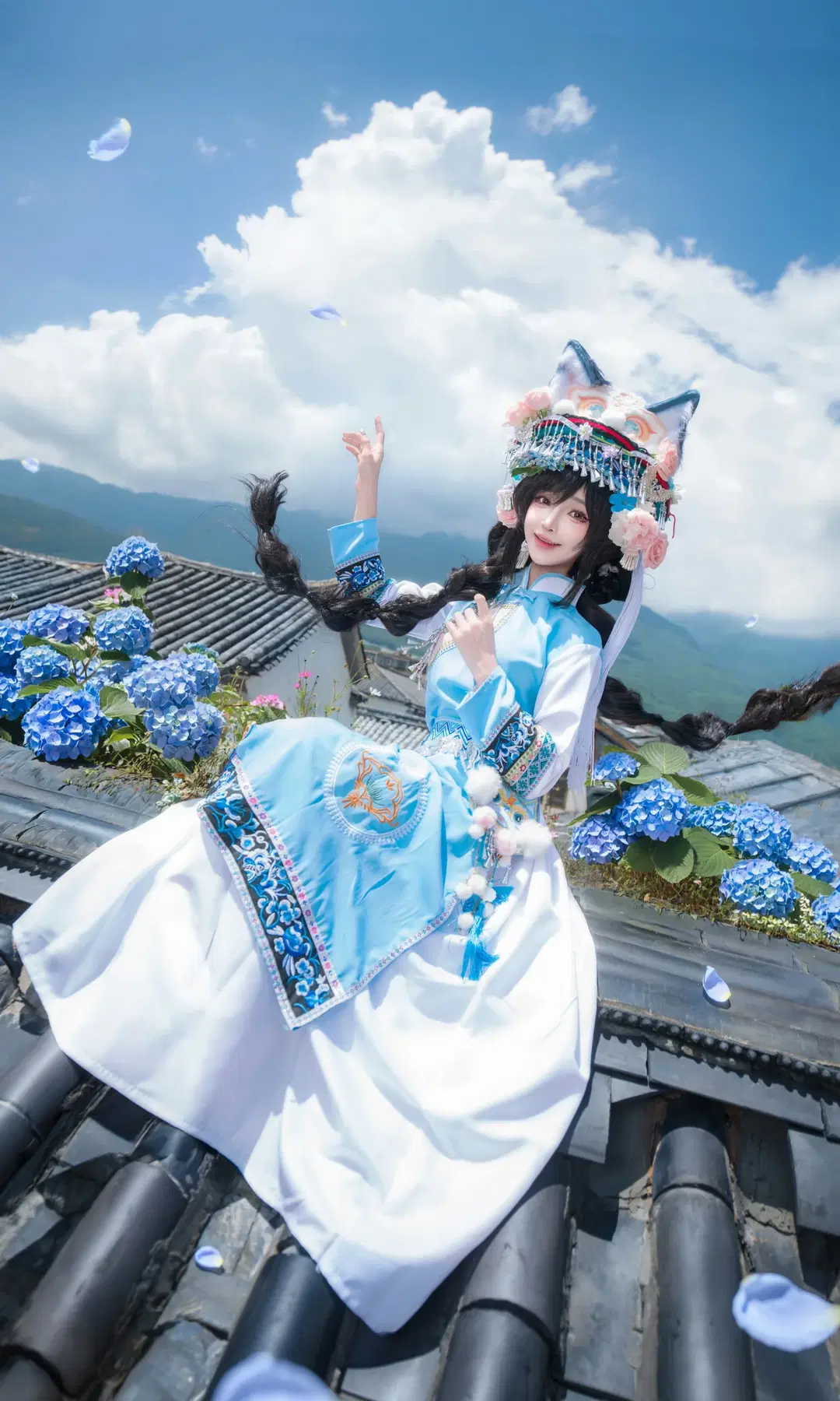 Justice Online Mobile Wamao Look: A Wondrous Anime Clash Captured in Ancient Dali by 七奈Nanako - Image 2