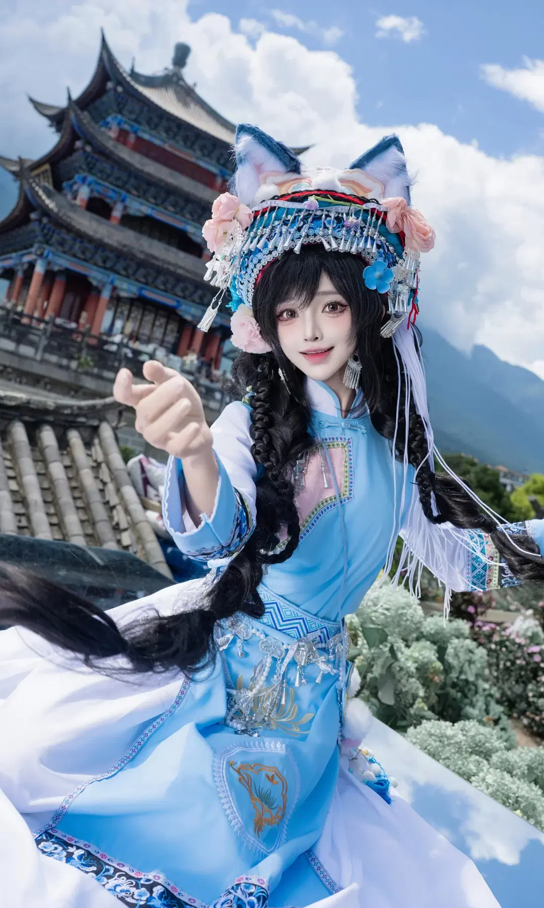 Justice Online Mobile Wamao Look: A Wondrous Anime Clash Captured in Ancient Dali by 七奈Nanako - Image 5
