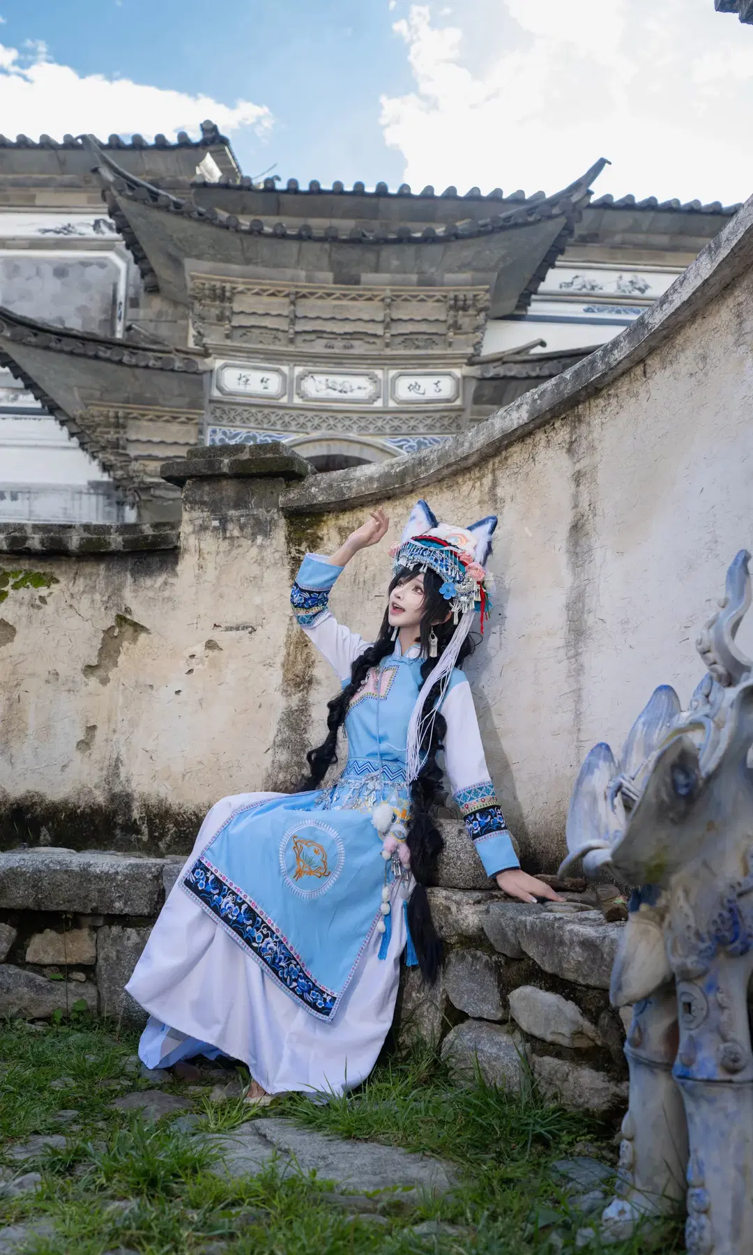 Justice Online Mobile Wamao Look: A Wondrous Anime Clash Captured in Ancient Dali by 七奈Nanako - Image 6