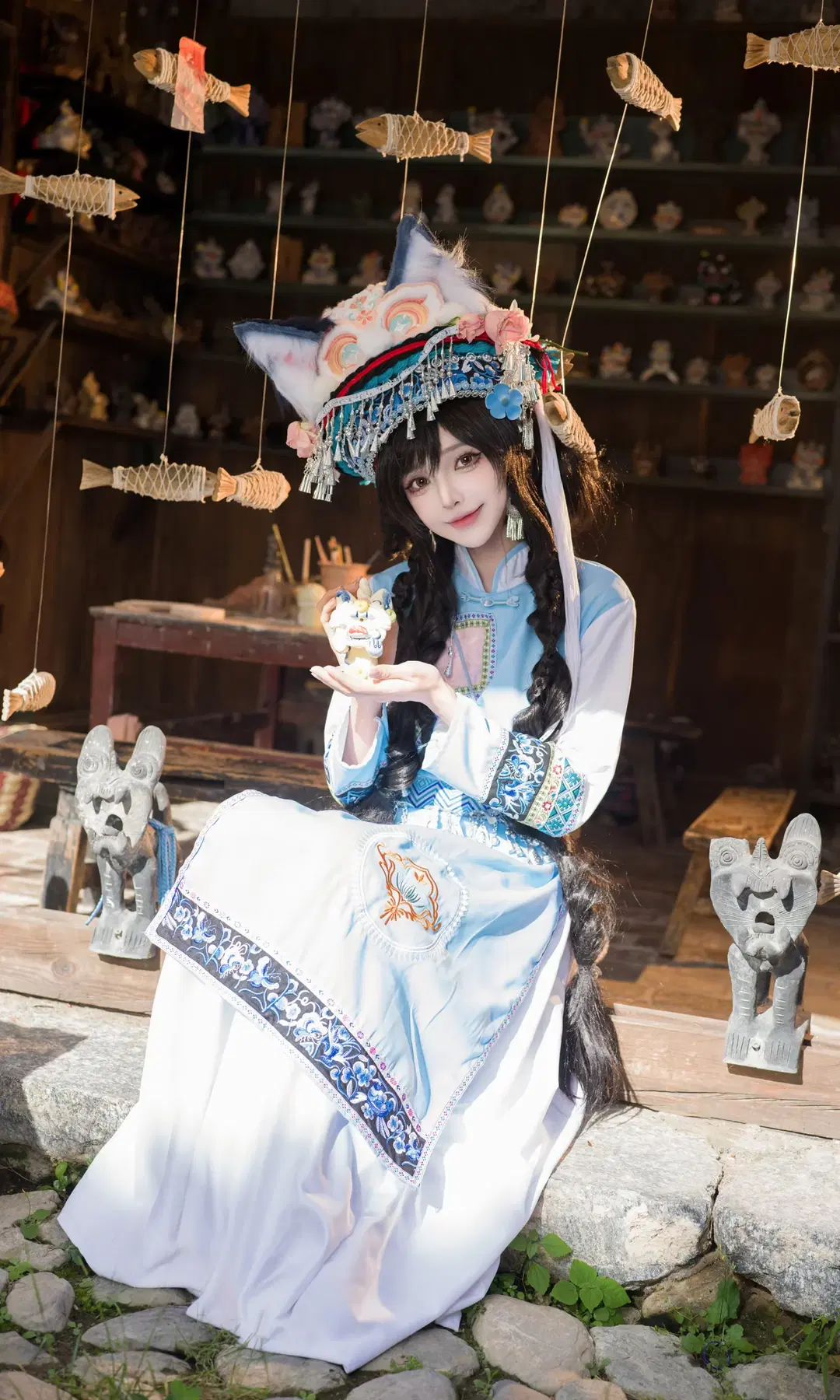 Justice Online Mobile Wamao Look: A Wondrous Anime Clash Captured in Ancient Dali by 七奈Nanako - Image 7