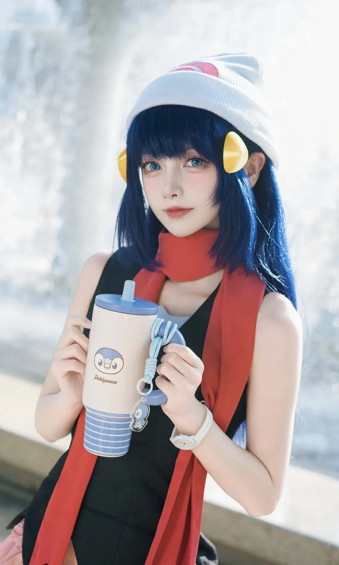 【小光cos】宝可梦神奥少女的喷泉旅拍 - 七奈Nanako - 第4张