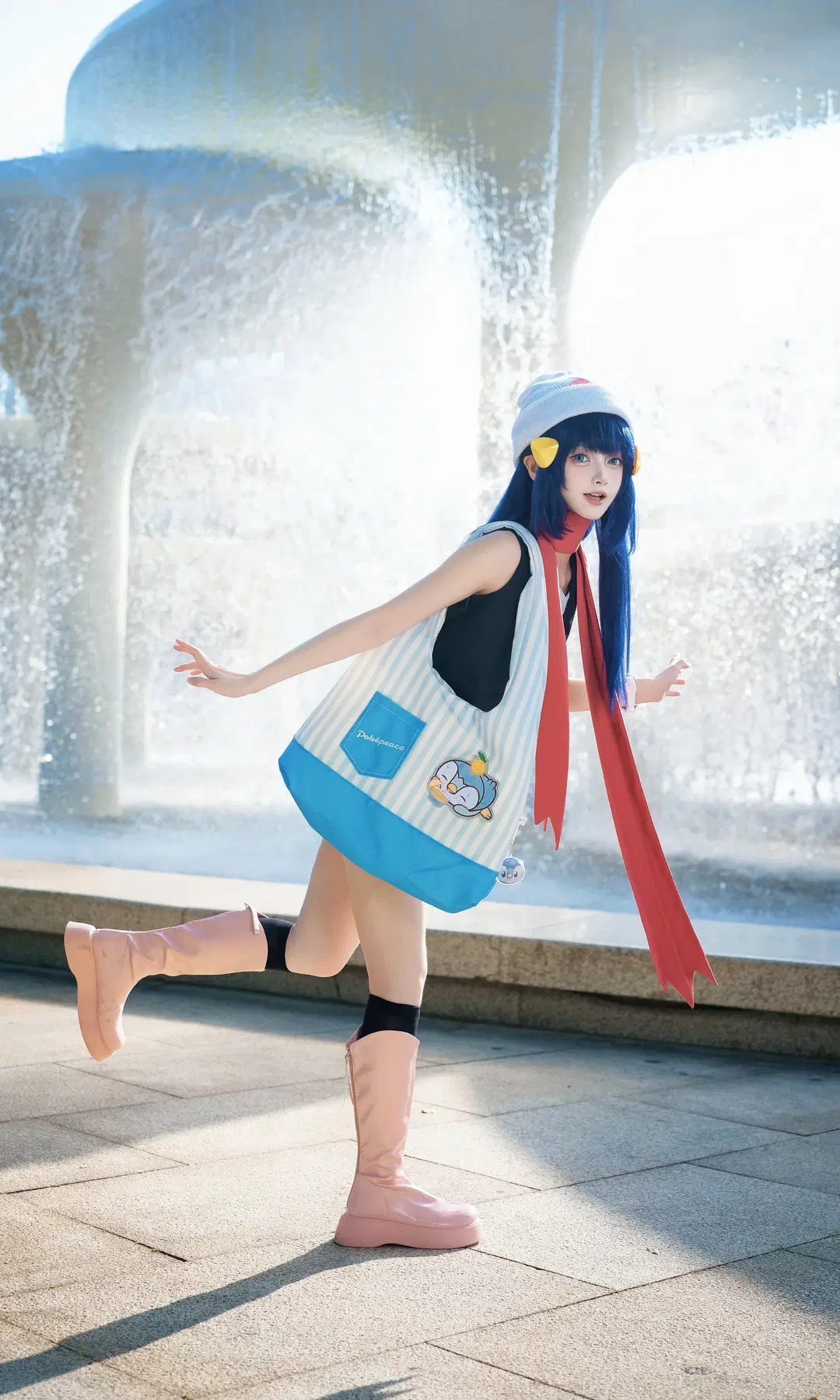 【小光cos】宝可梦神奥少女的喷泉旅拍 - 七奈Nanako - 第5张