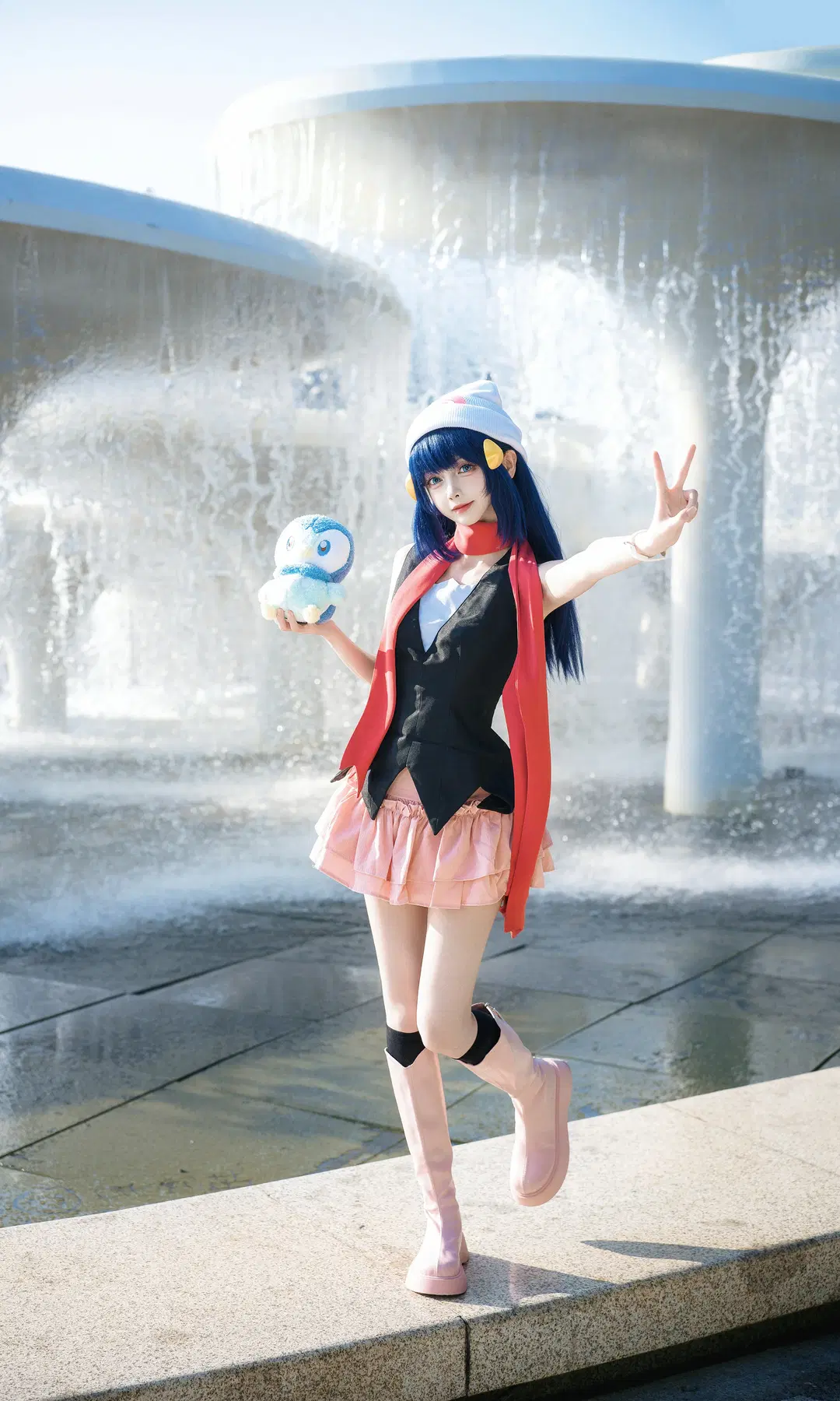【小光cos】宝可梦神奥少女的喷泉旅拍 - 七奈Nanako - 第7张