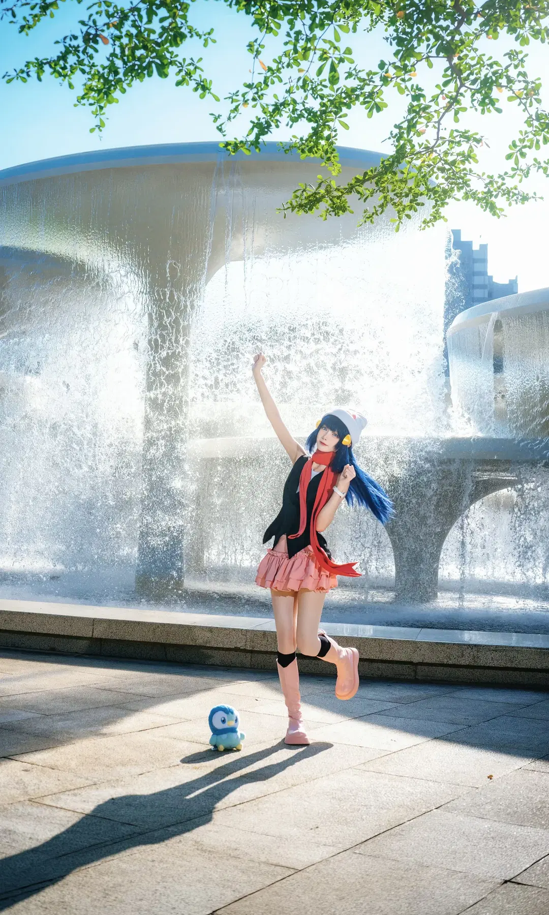 【小光cos】宝可梦神奥少女的喷泉旅拍 - 七奈Nanako - 第9张