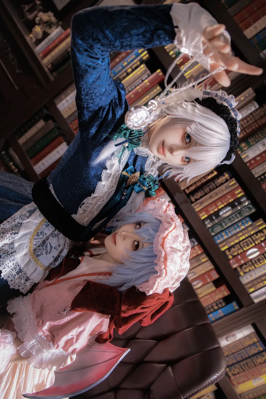 cosplay, 東方project, 蕾米莉亞cos, 十六夜咲夜cos, 絲襪 - 第3張