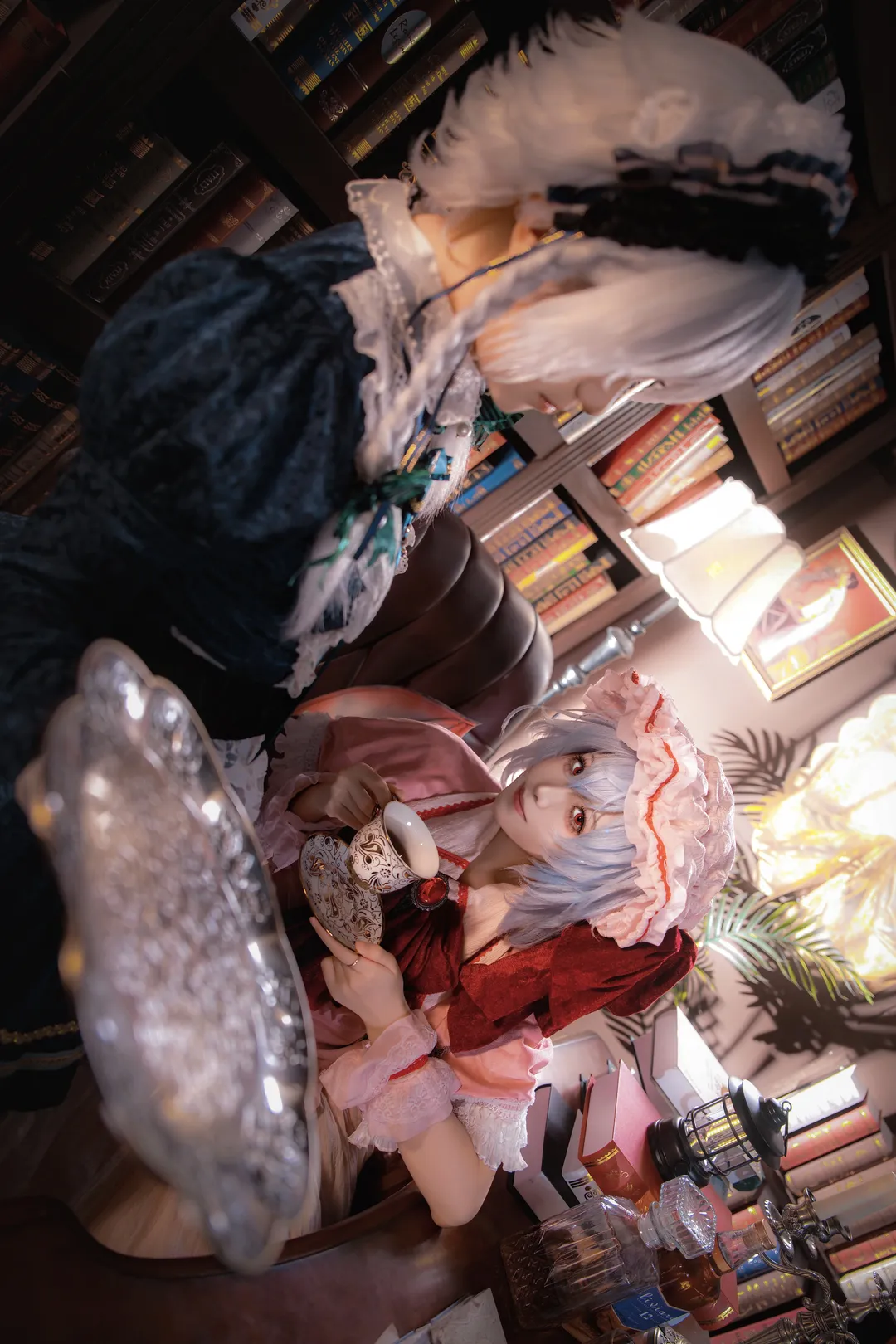 cosplay, 東方project, 蕾米莉亞cos, 十六夜咲夜cos, 絲襪 - 第4張