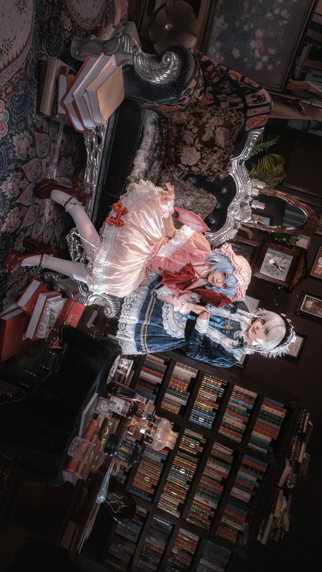 cosplay, 東方project, 蕾米莉亞cos, 十六夜咲夜cos, 絲襪 - 第6張