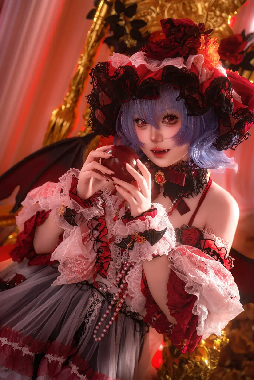 【蕾米莉亚cos】东方project暗黑贵族大小姐的哥特风采 - 寻灯 - 第2张