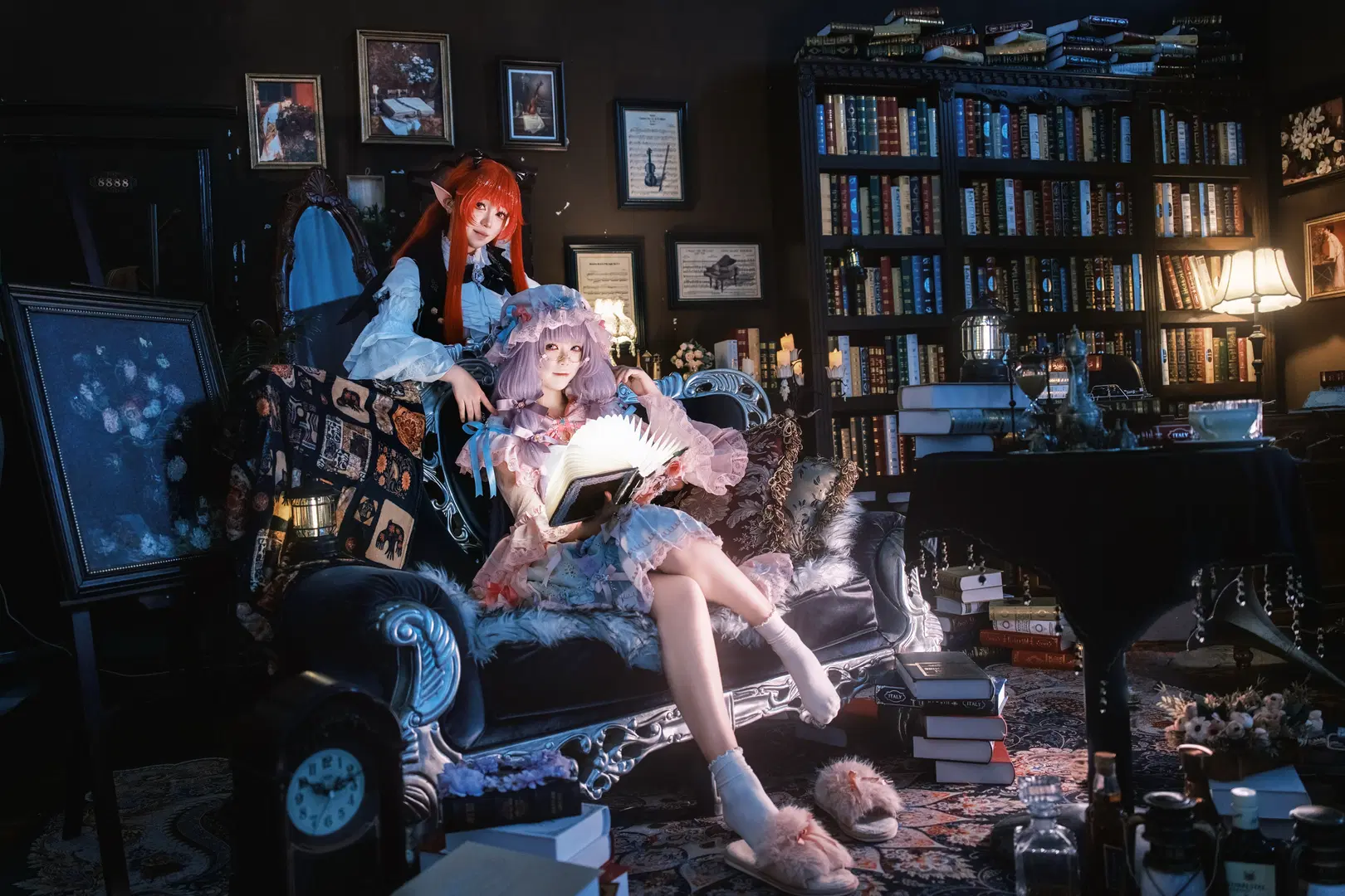 【パチュリー コスプレ】『東方Project』図書館の静謐なる魔法のひととき - 寻灯 - 2枚目